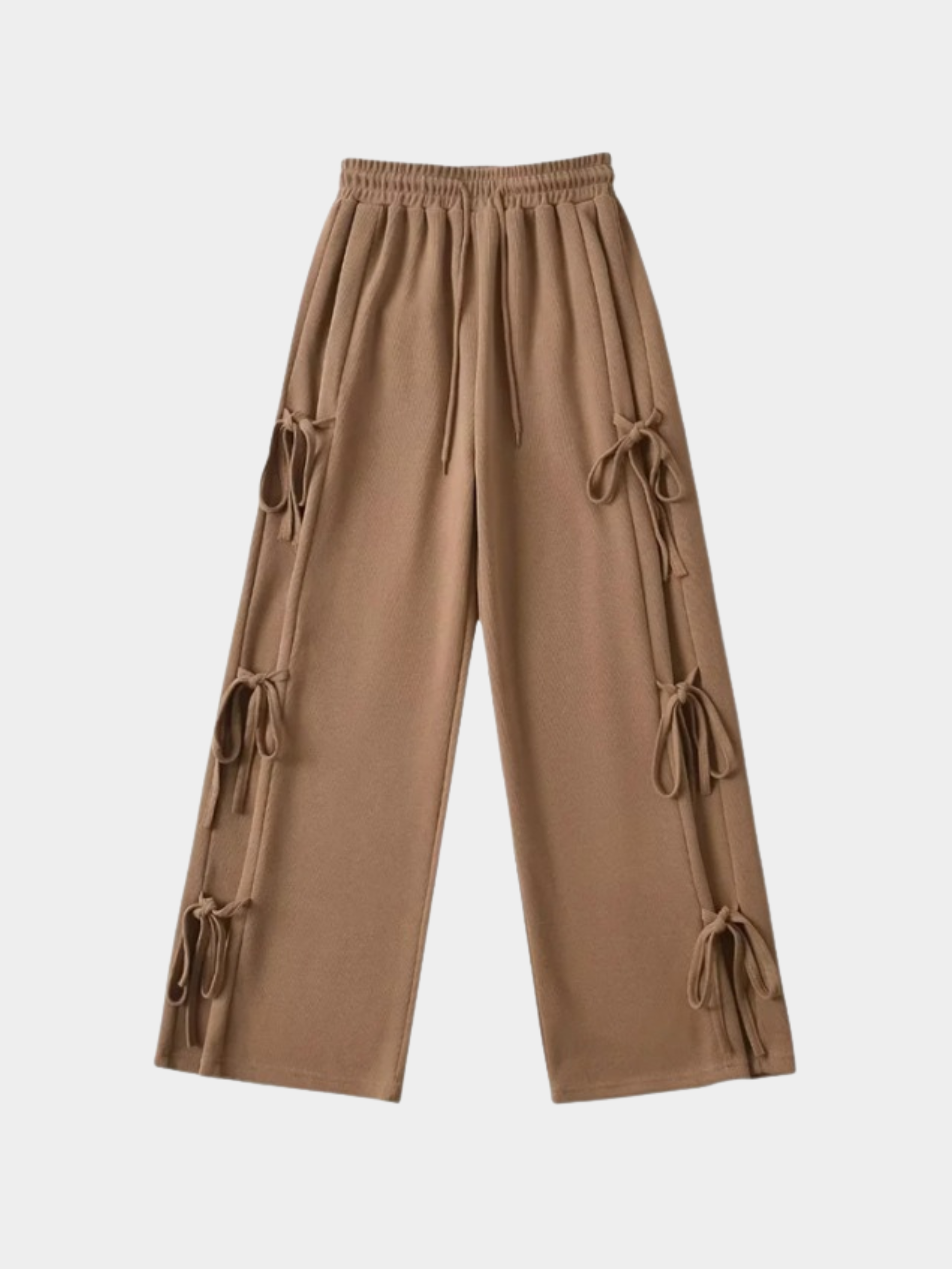 ThornPort - Women's Elastic Waist Butterfly Bow Loose Pants