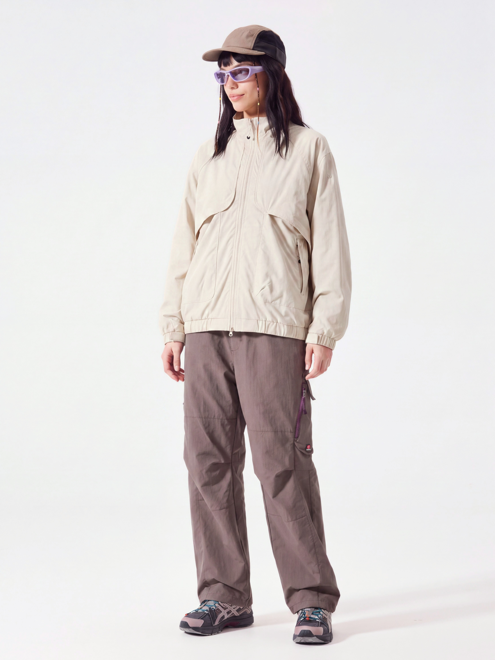 SkyVeil - Lightweight Water-Repellent Stand Collar Jacket
