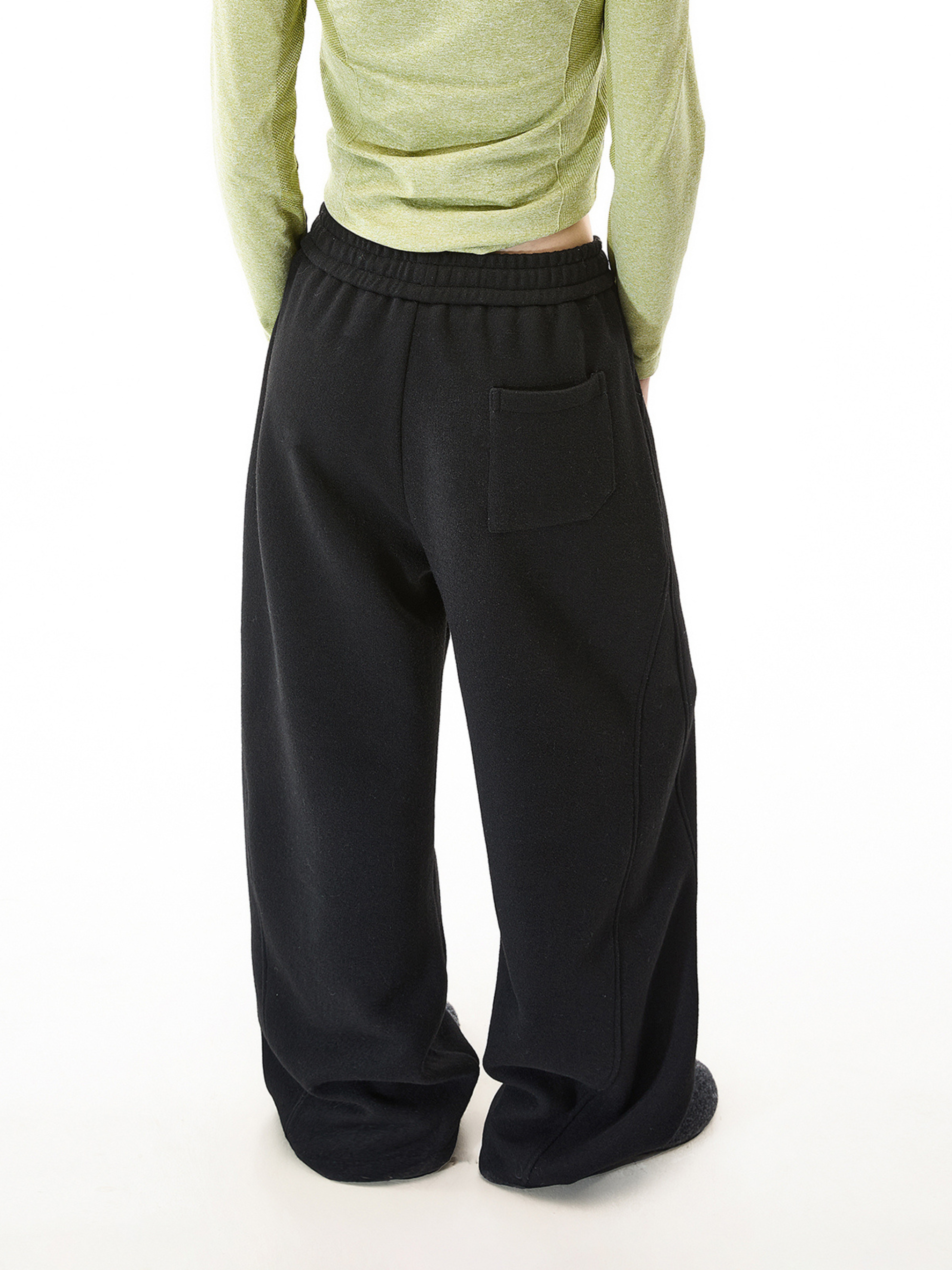 Quell - Women's Wool-Blend Heavy Drape Relaxed Pants
