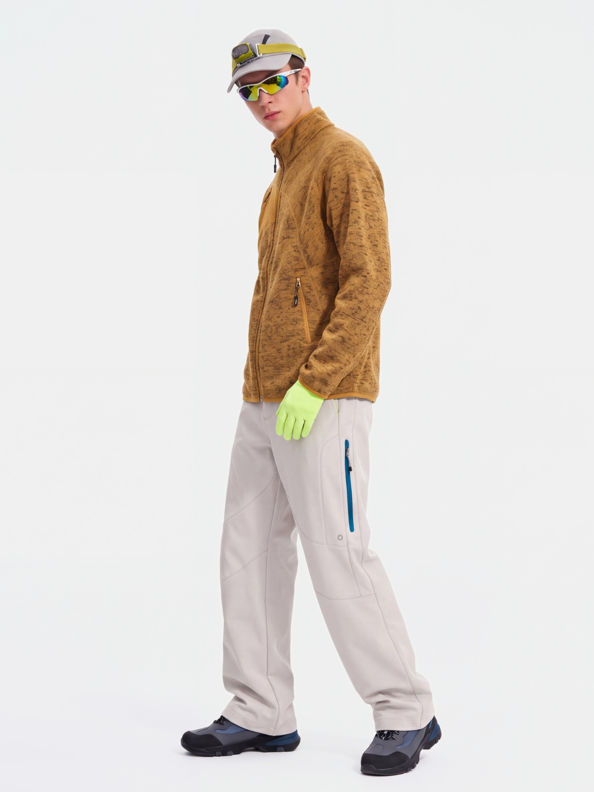 EdgeGlide - Unisex Wrinkle-Resistant Lightweight Thermal Fleece Jacket