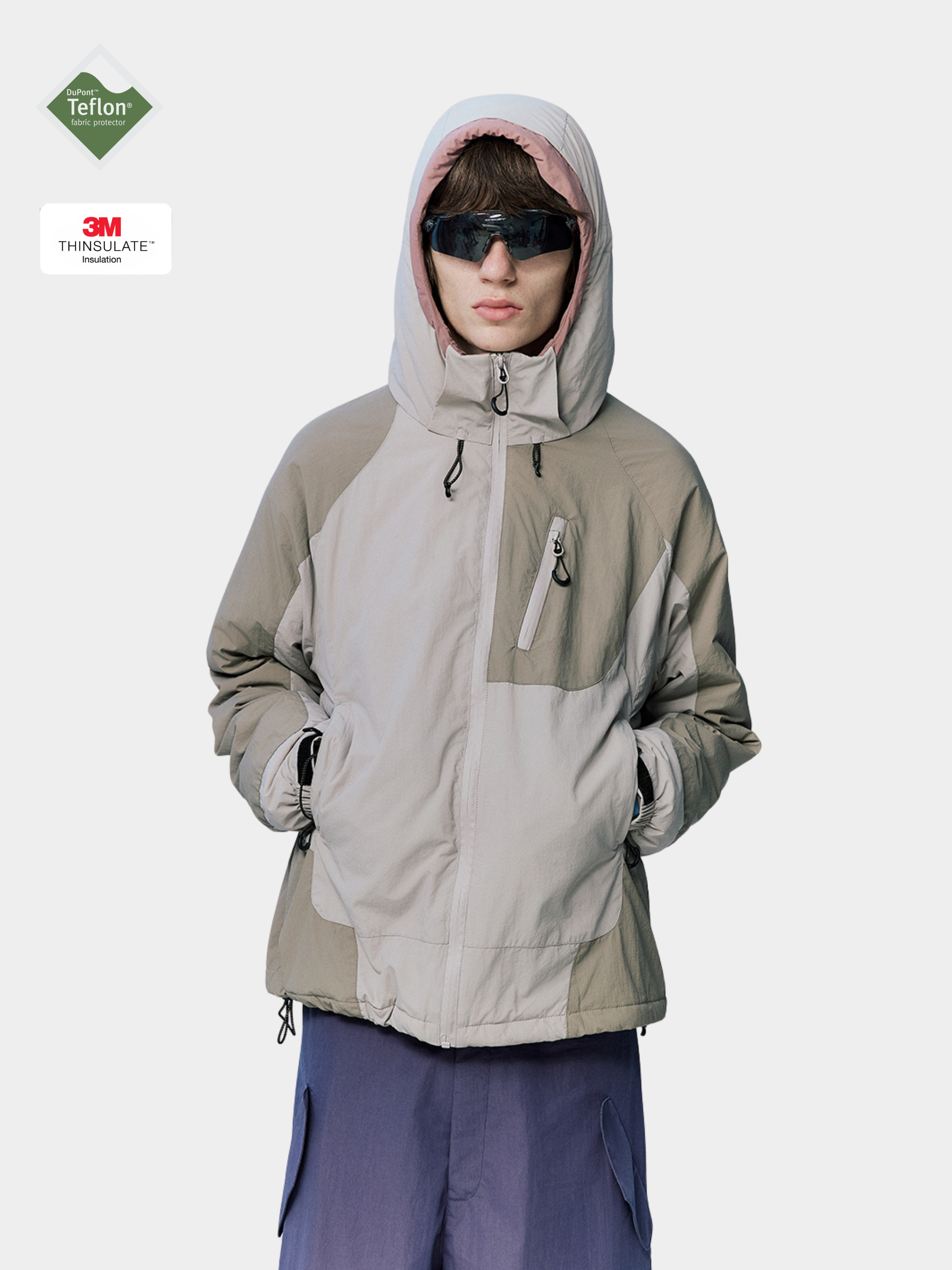 AshLife - Unisex Teflon Waterproof Windproof Insulated Jacket GONGGAR SPORTS