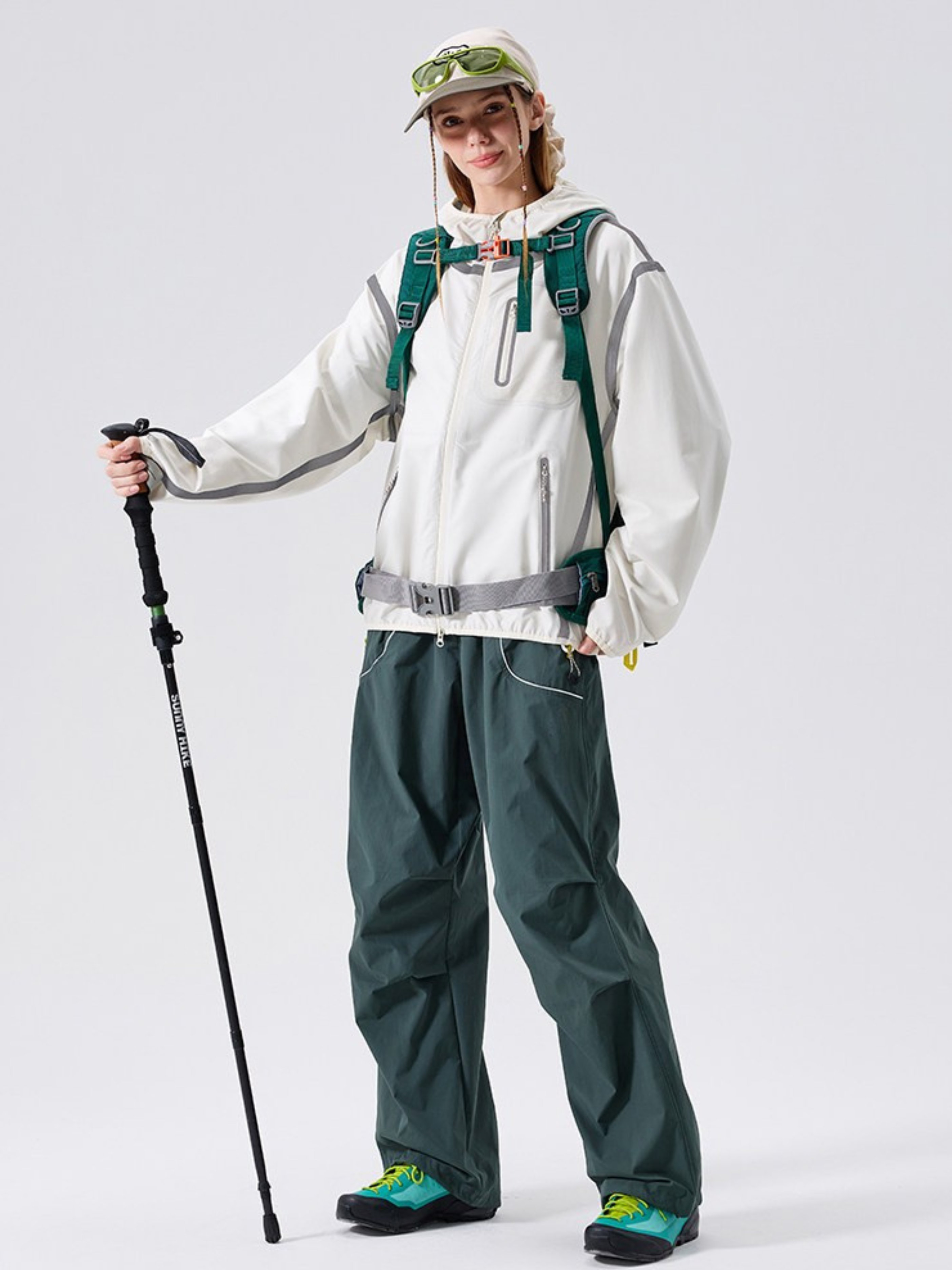 GorgePoint - Unisex Reflective Taped Water-Repellent Hard Shell Jacket