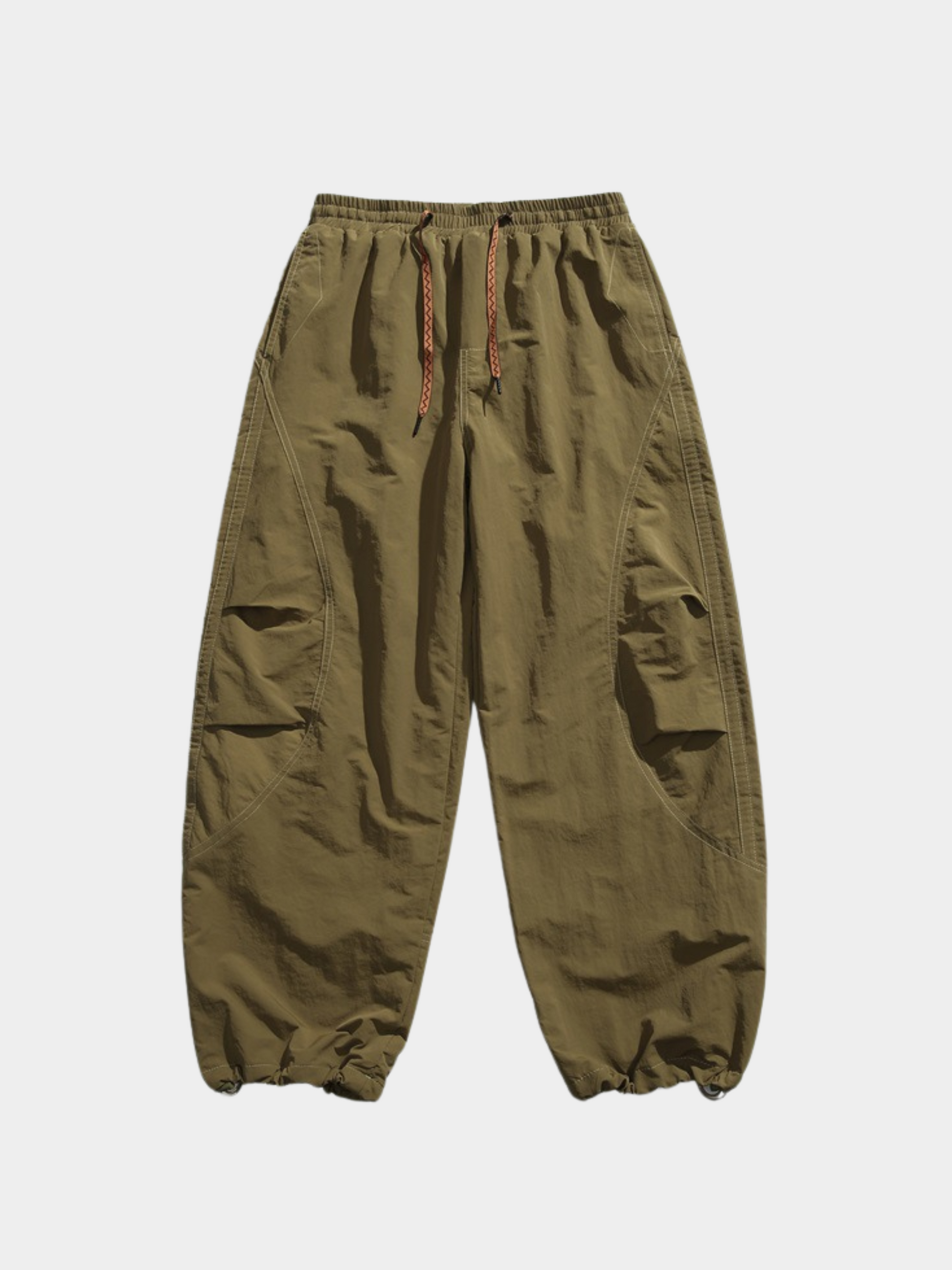 EagleTop - Unisex Padded Wide-Leg Paratrooper Pants with Brushed Lining GONGGAR SPORTS