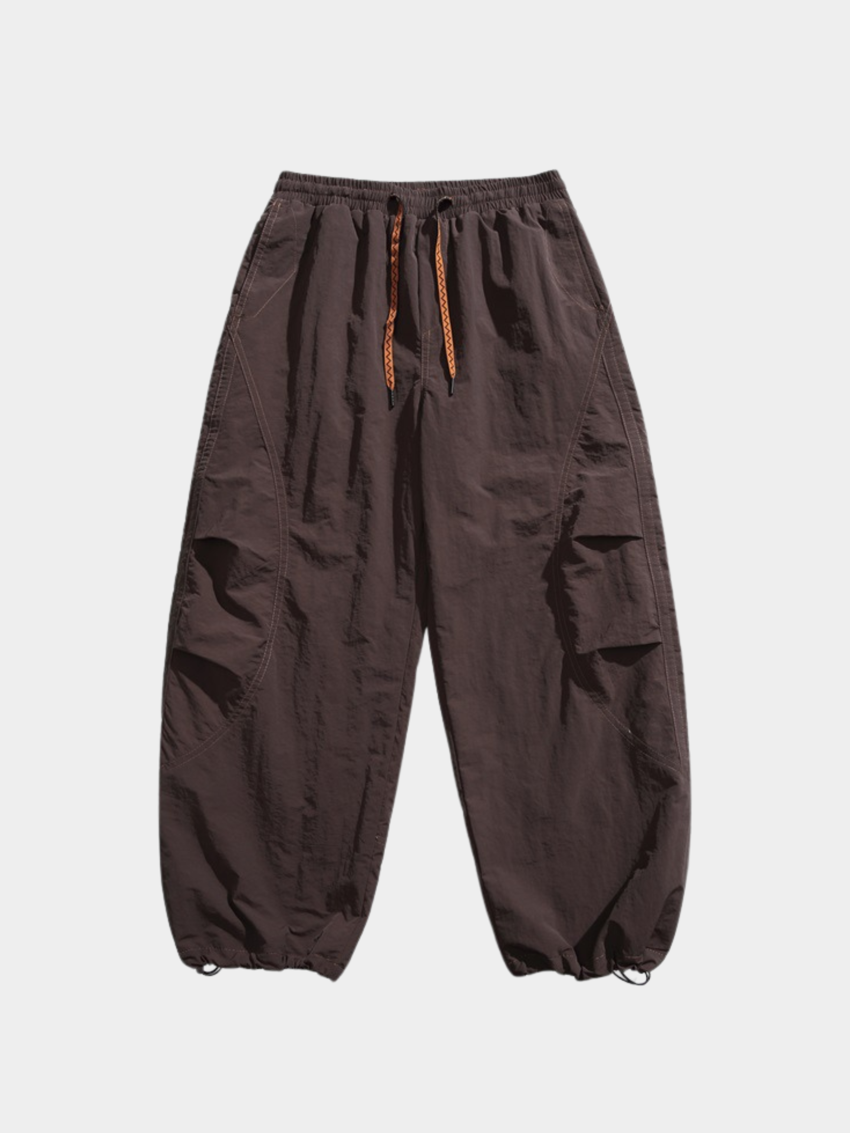 EagleTop - Unisex Padded Wide-Leg Paratrooper Pants with Brushed Lining GONGGAR SPORTS