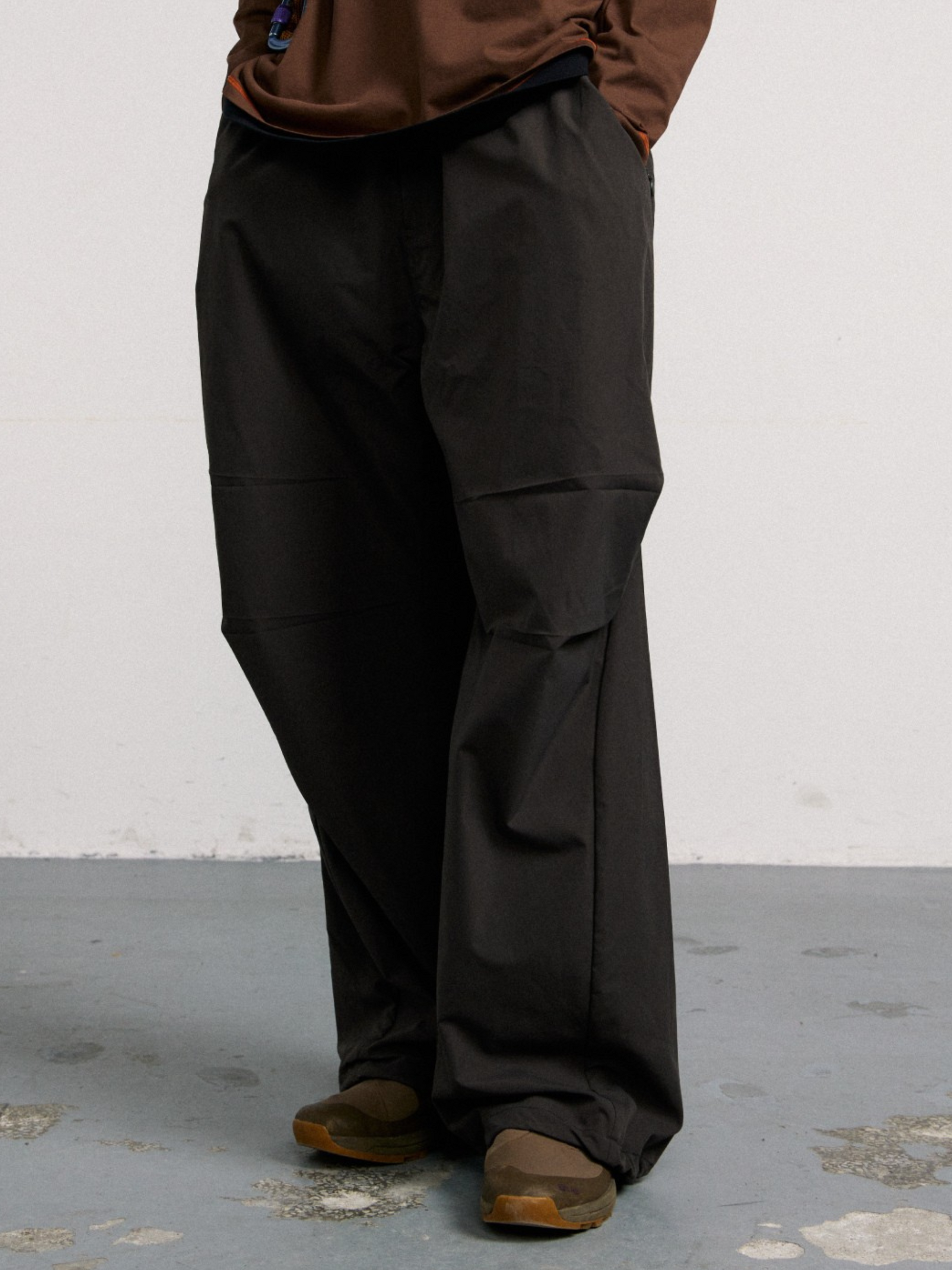 Echofall - Unisex Dopamine-Toned Curved Utility Pants with Hidden Pockets GONGGAR SPORTS