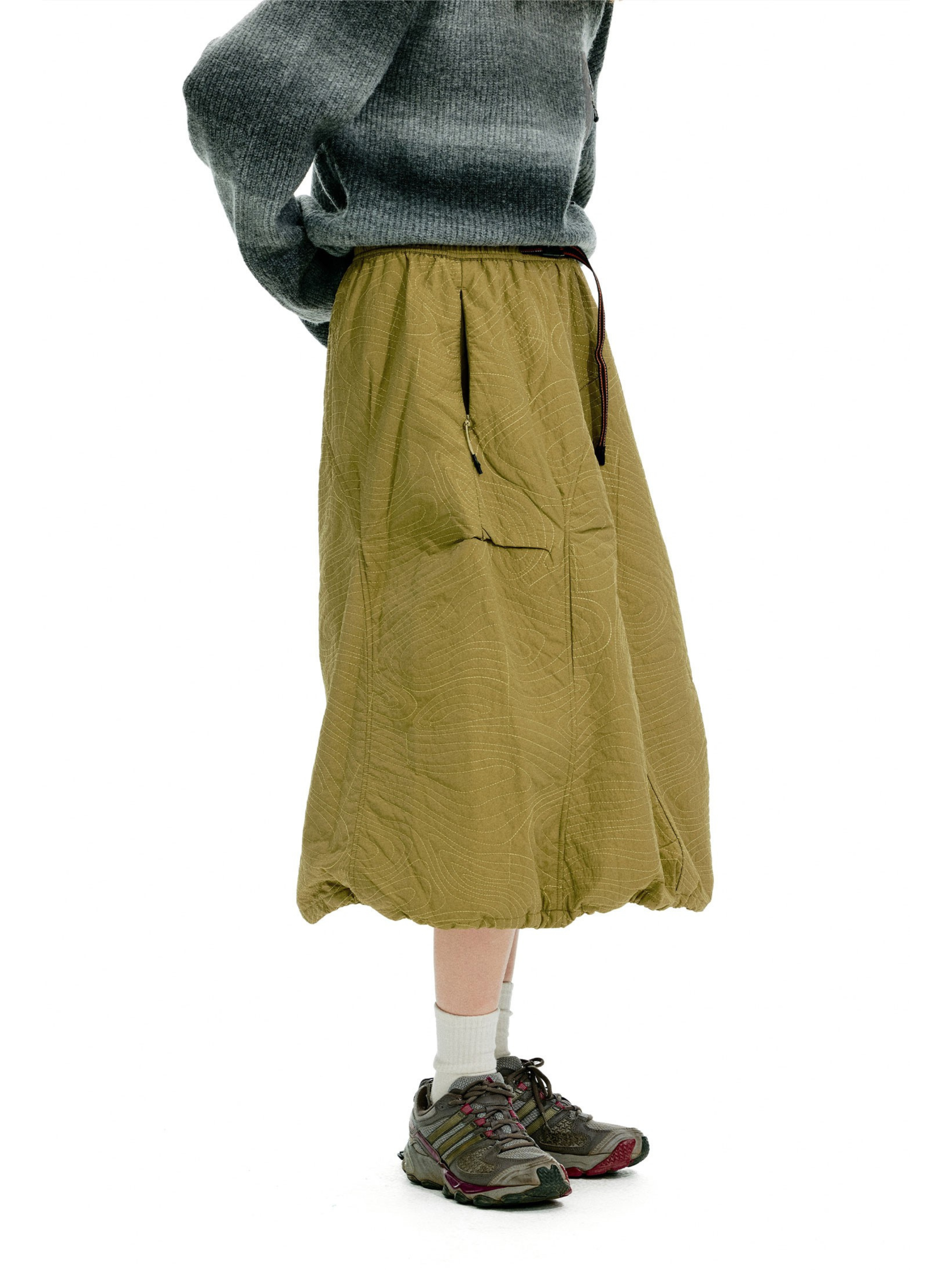 Emberflare - Women's Quilted Insulated Midi Skirt