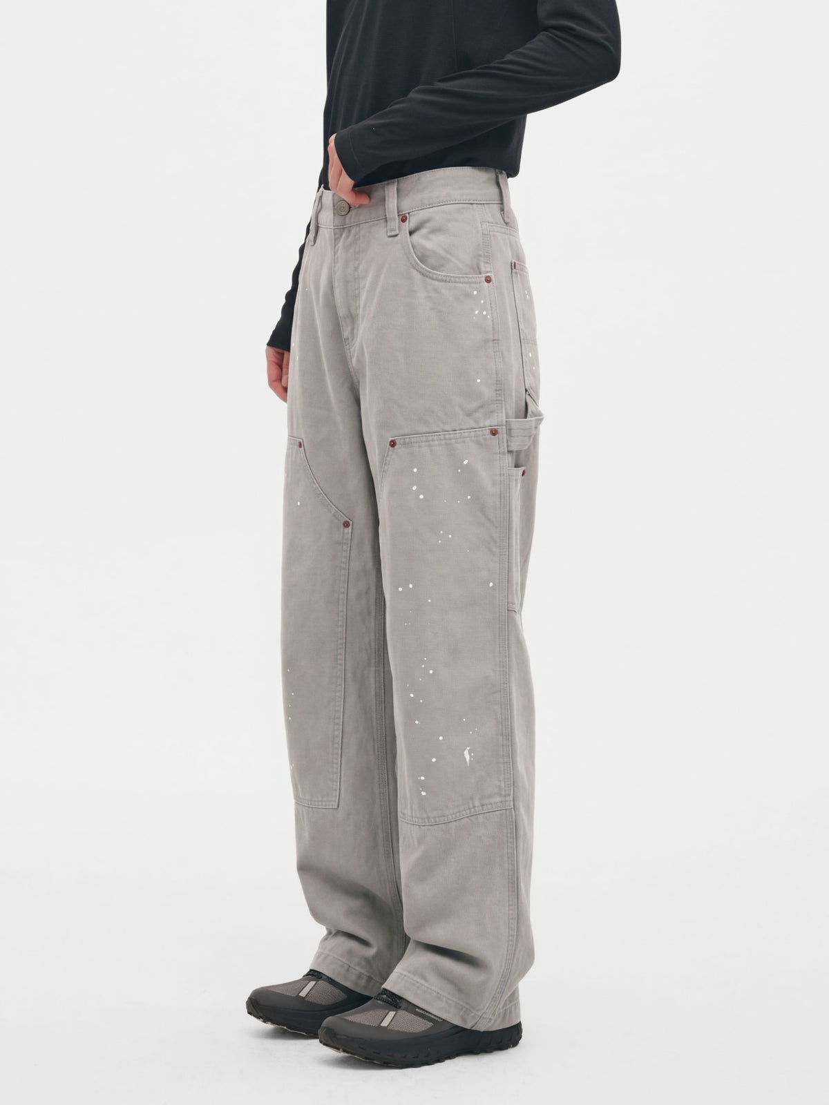 TrailDrift - Hand-Splattered Cotton Cargo Pants