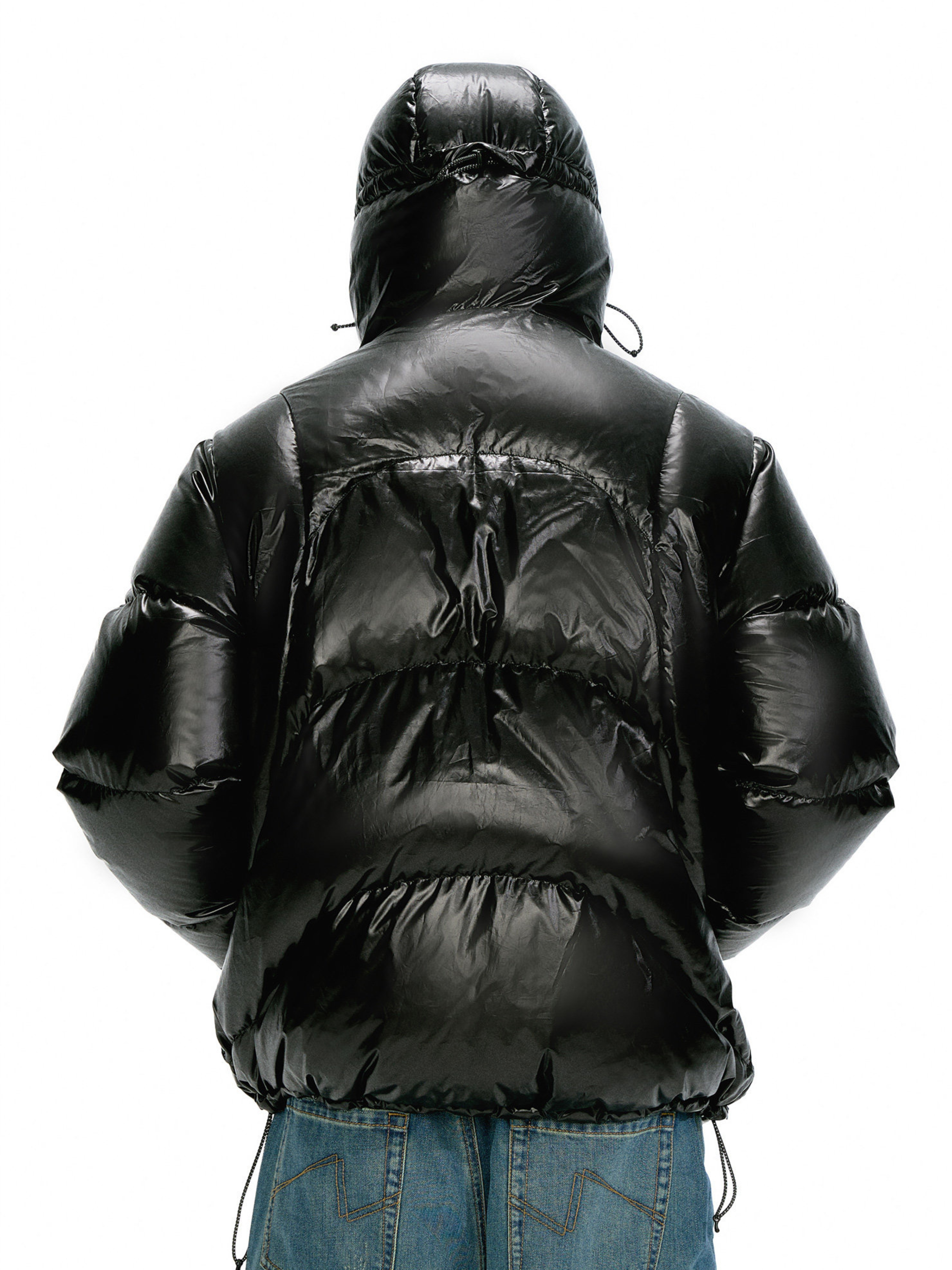 CampClip - Men's 90% White Duck Down Detachable Goggle Mask Jacket