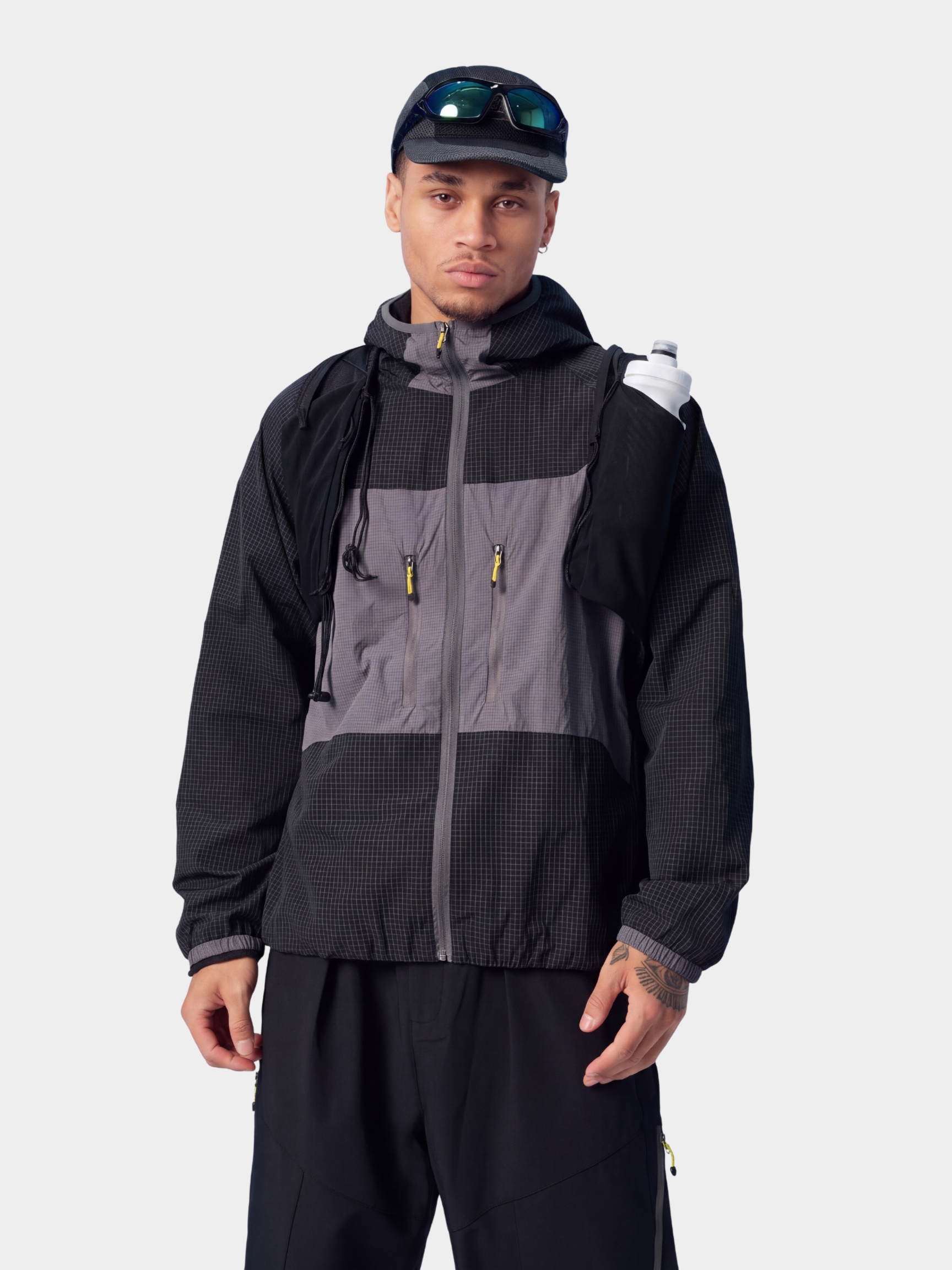 LiteVeil - Water-Repellent Lightweight Breathable Color-Block Jacket