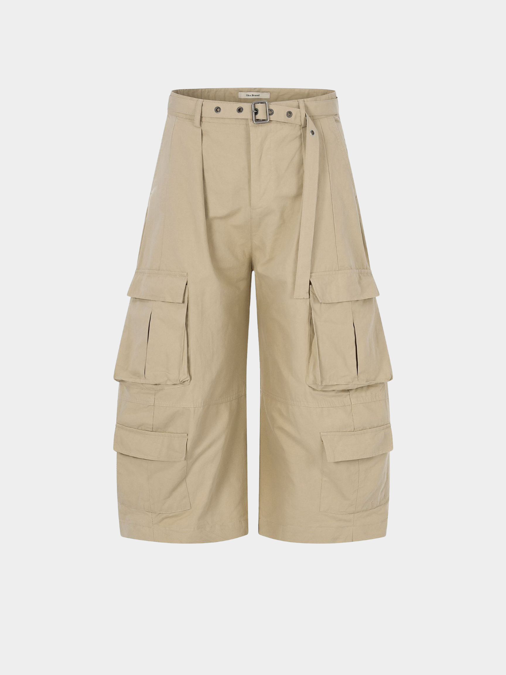 Castmark - Deconstructed Oversized-Pocket Utility Cropped Pants
