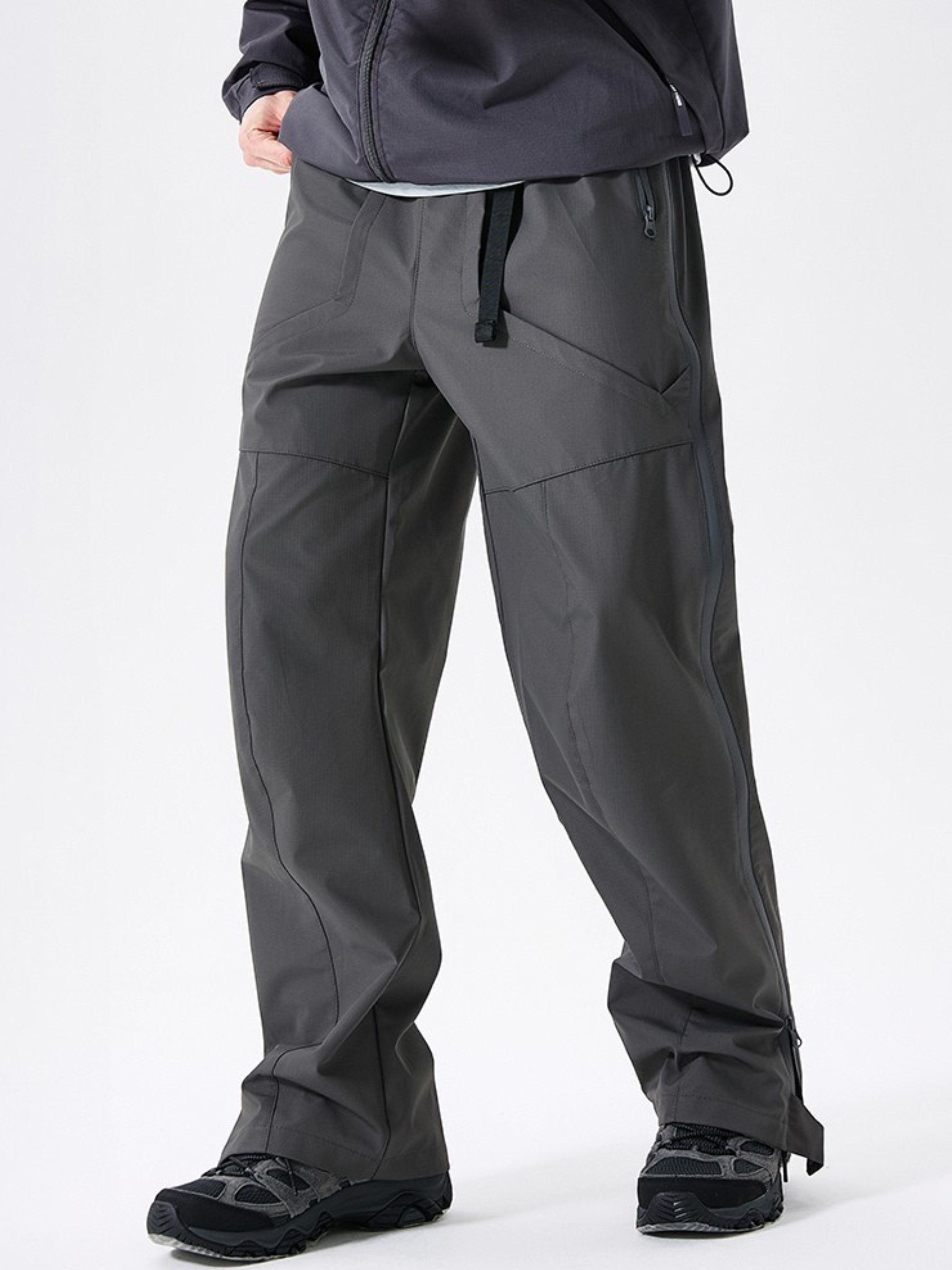 FireBench - Men's Water-Repellent Quick-Release Side Zipper Hard Shell Pants
