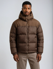 BluffPeak - Detachable Hood Water-Repellent Duck Down Jacket