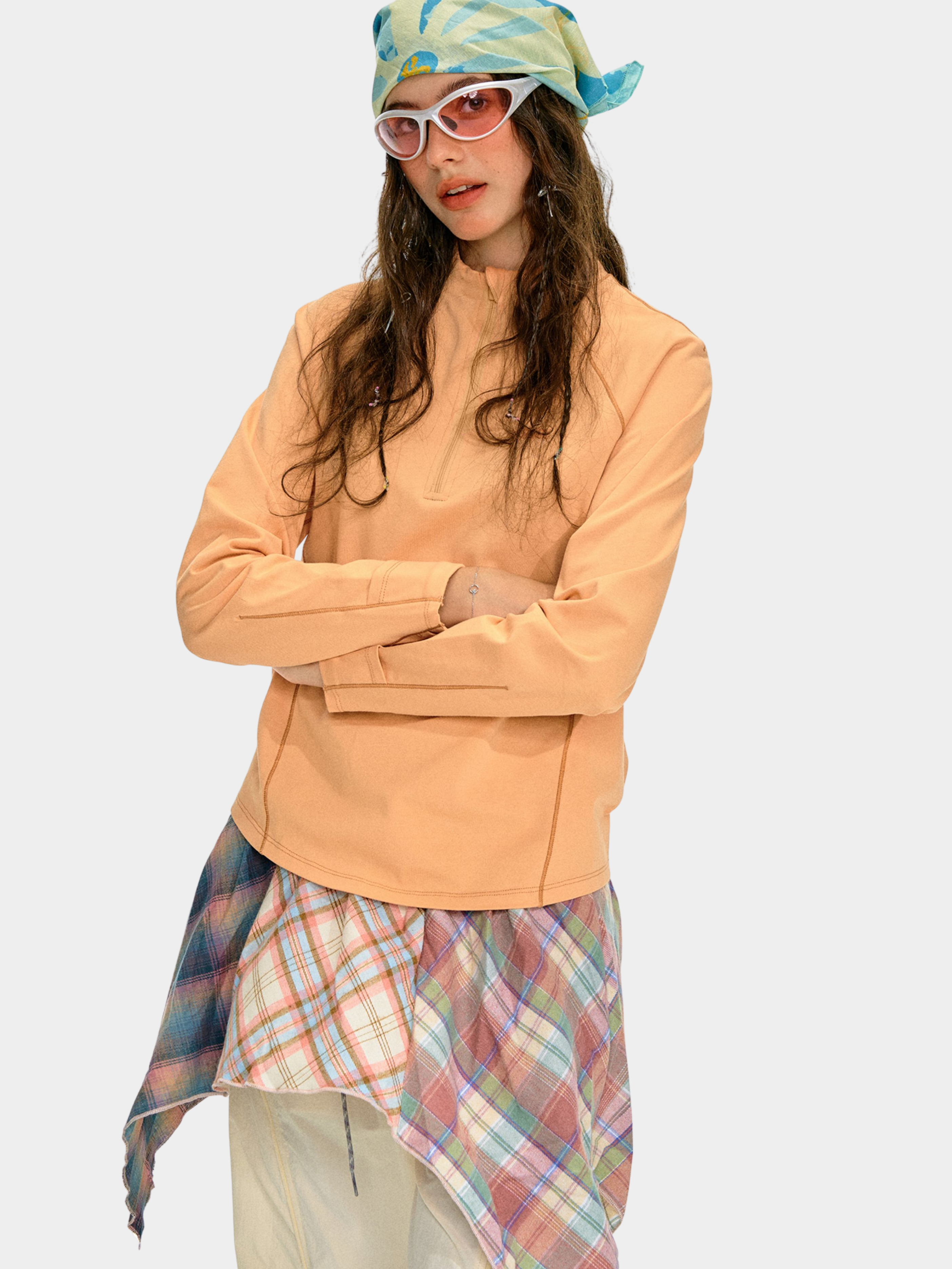 Caveflare - Women's UPF50+ Stand-Collar Long-Sleeve Sweatshirt