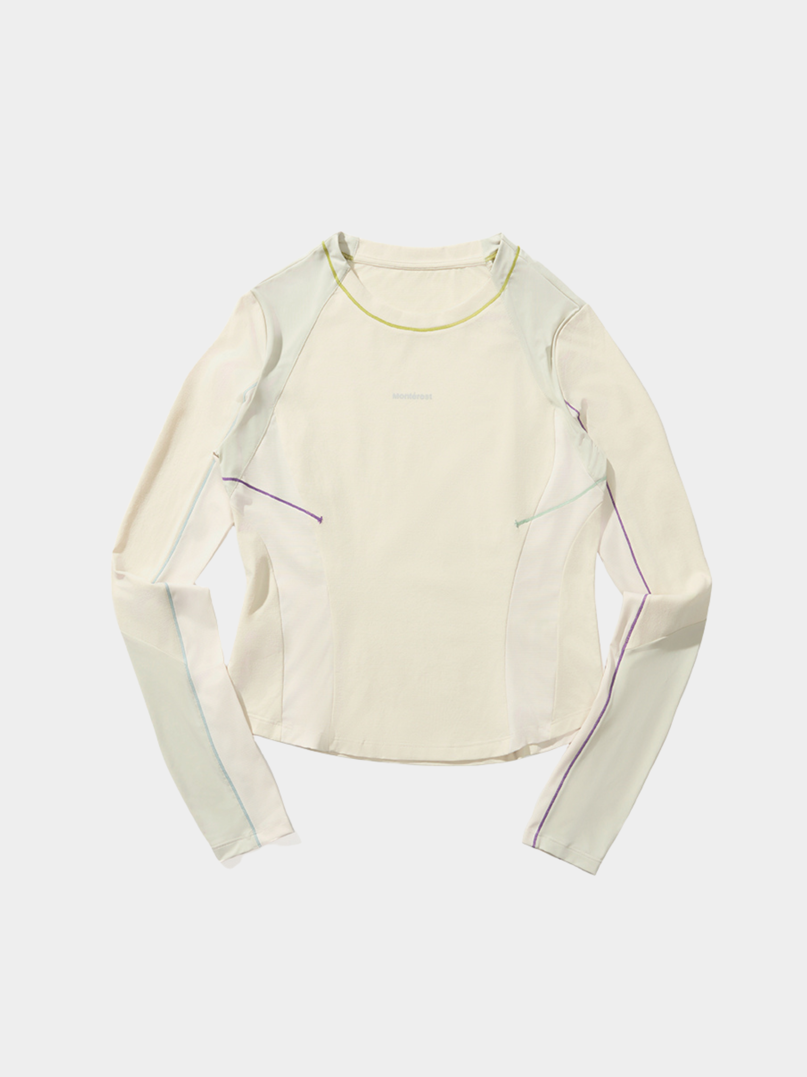 Aquafall - Women's 5A Antibacterial Colorblock Slim Fit T-Shirt