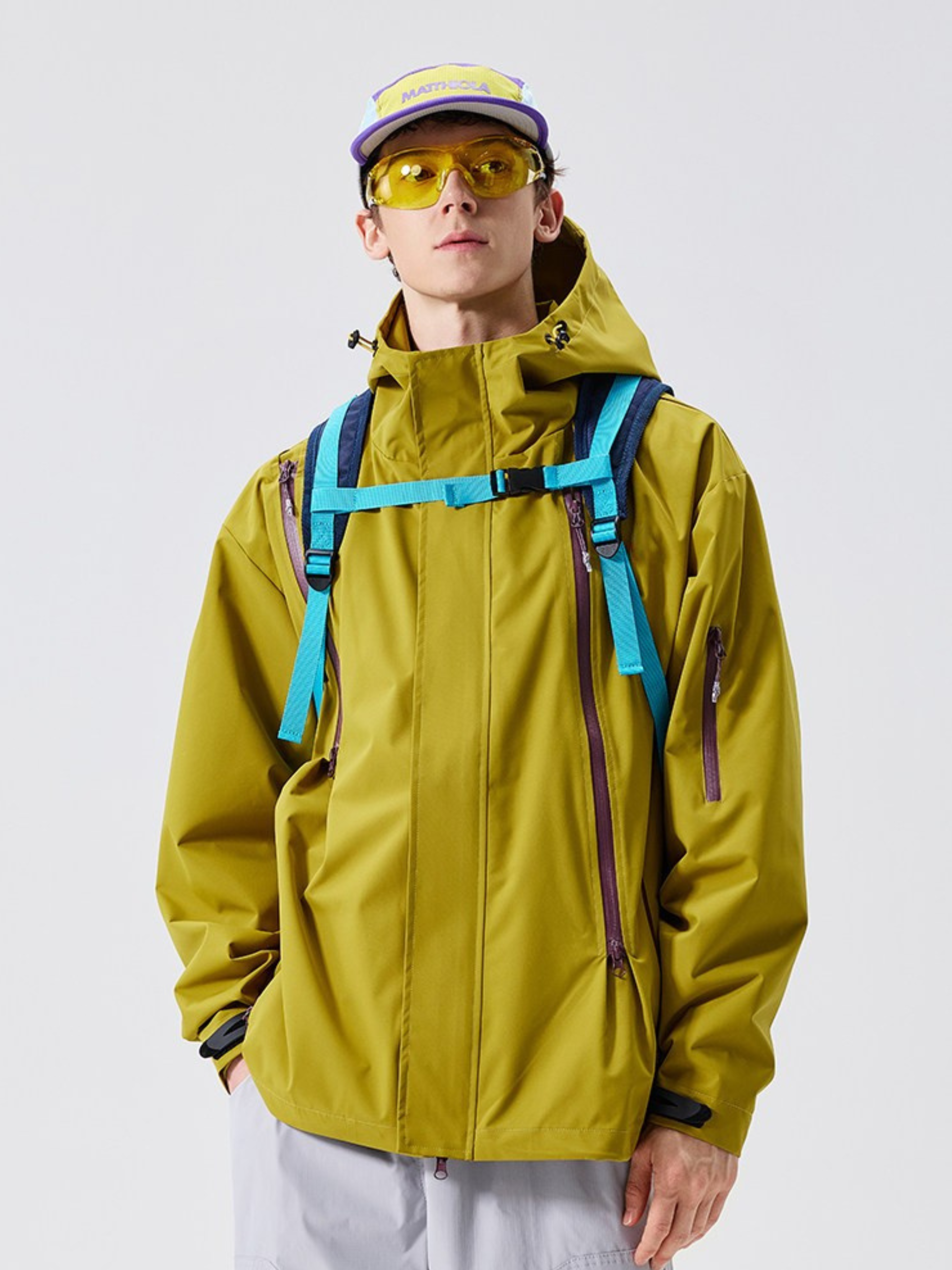 Nightpath - Unisex Water-Repellent Windproof Utility Shell Jacket