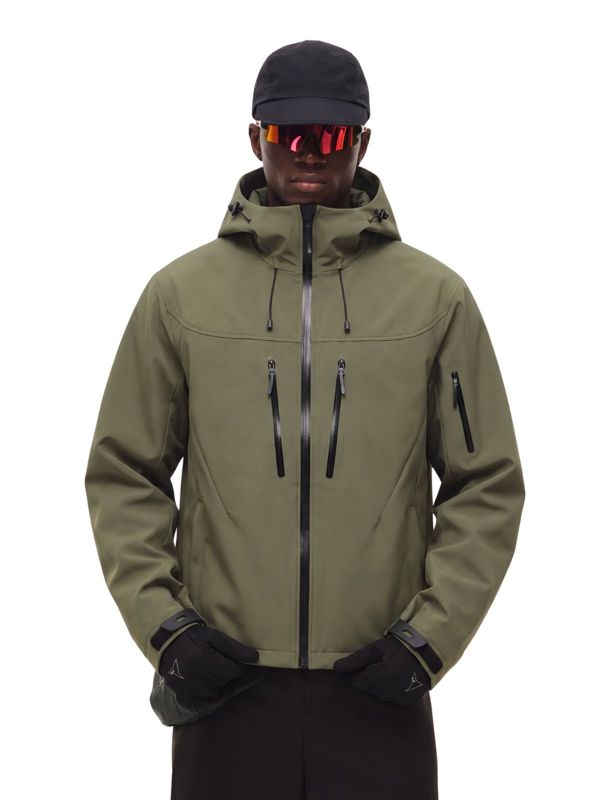AshVault - Unisex 5,000mm Waterproof Windproof Seam-Sealed Shell Jacket