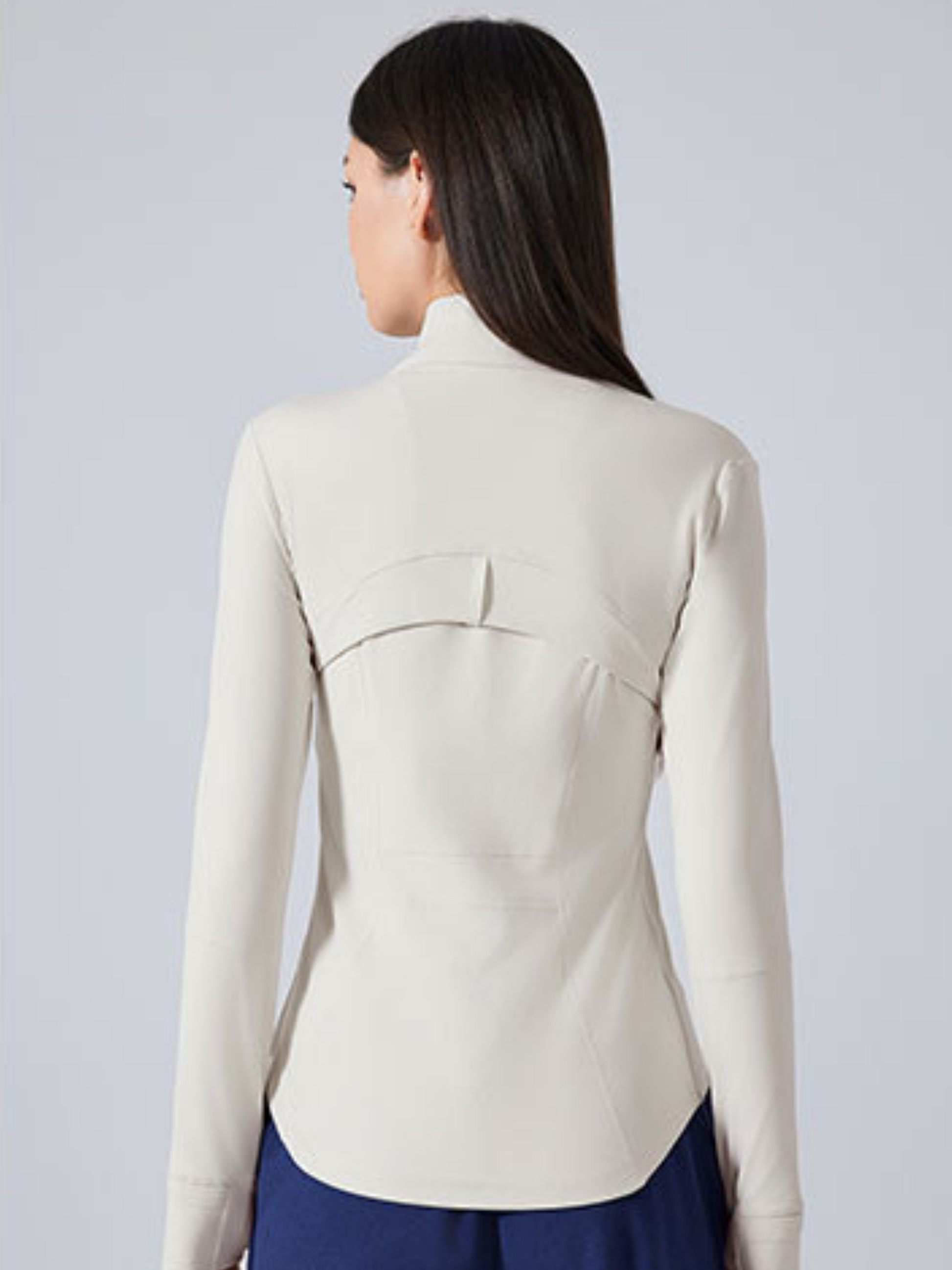 MesaPeak - Women's Fleece-Lined Slim-Fit Yoga Jacket with Thumbholes GONGGAR SPORTS
