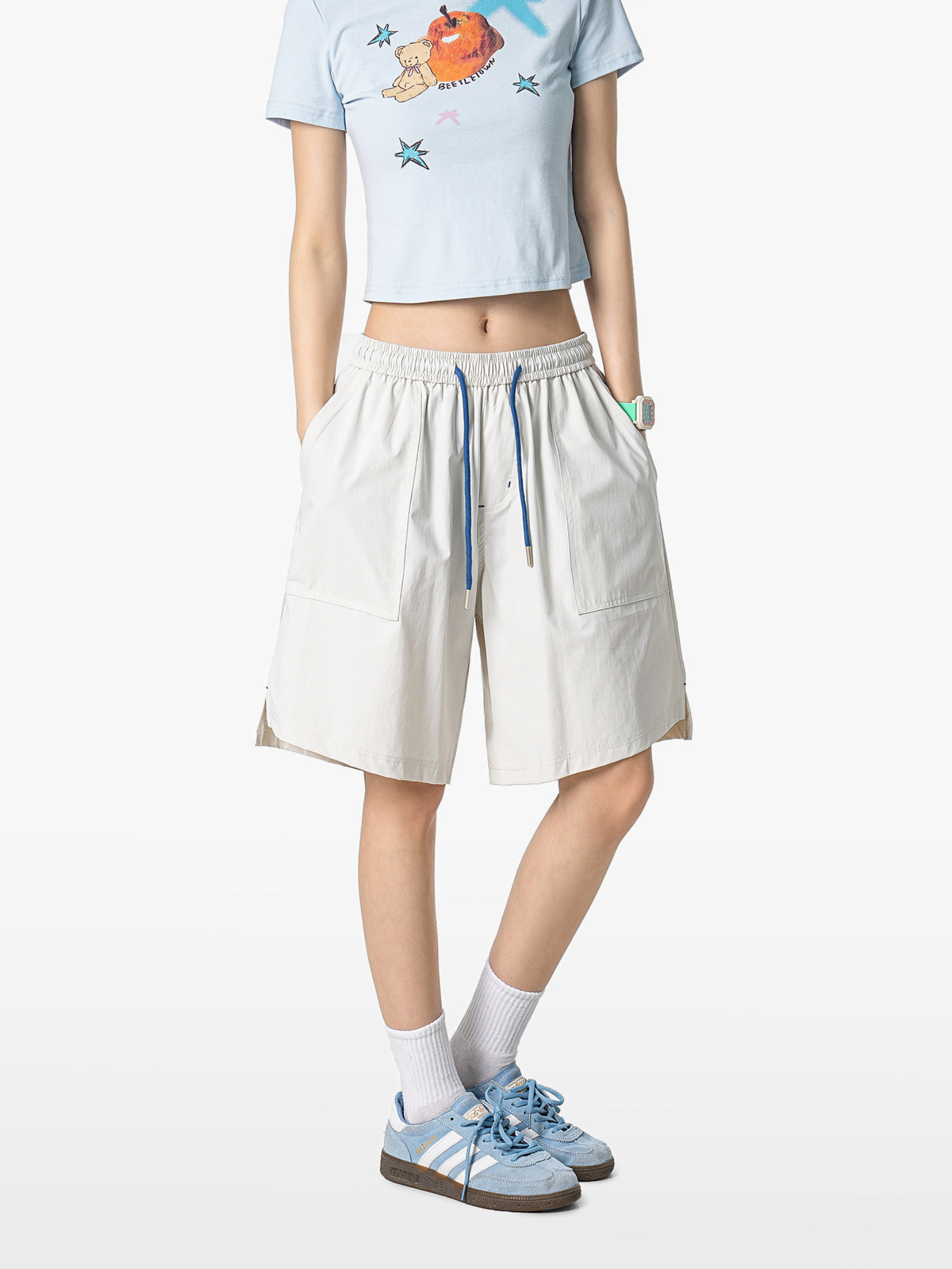 FrostShell - Cooling Breathable Wide-Leg Shorts
