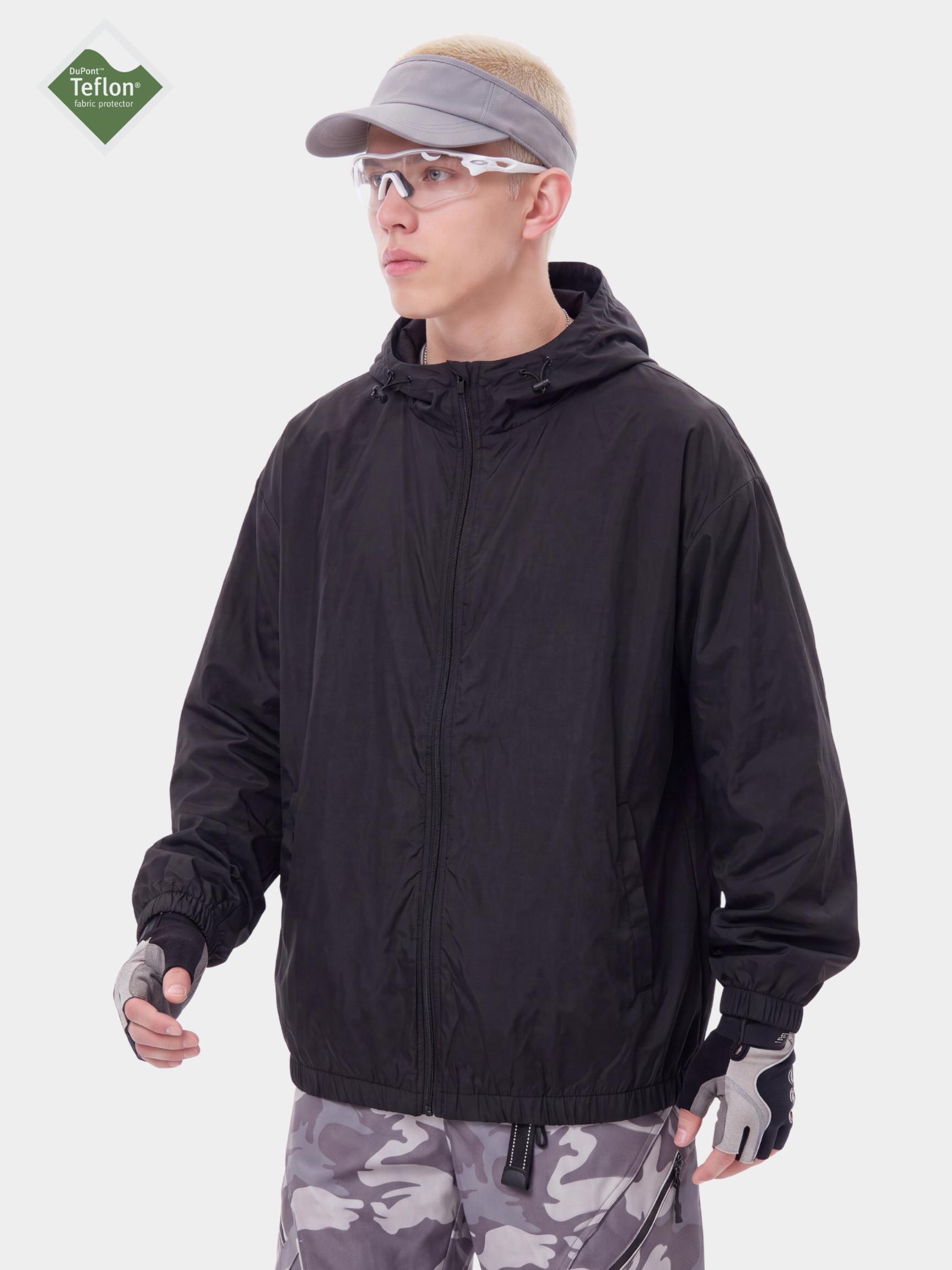 StainOff - Men's UPF 50+ Teflon™ Hooded Sun Protection Jacket