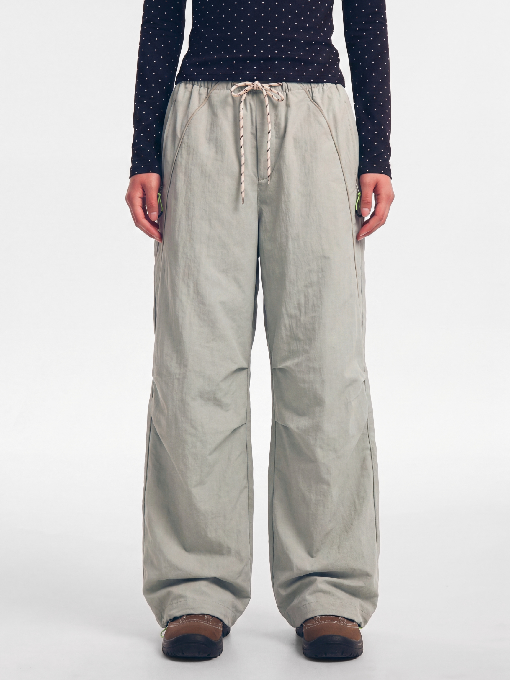 LiteSway - Women's Water-Repellent Quick-Dry Pleated Cargo Pants