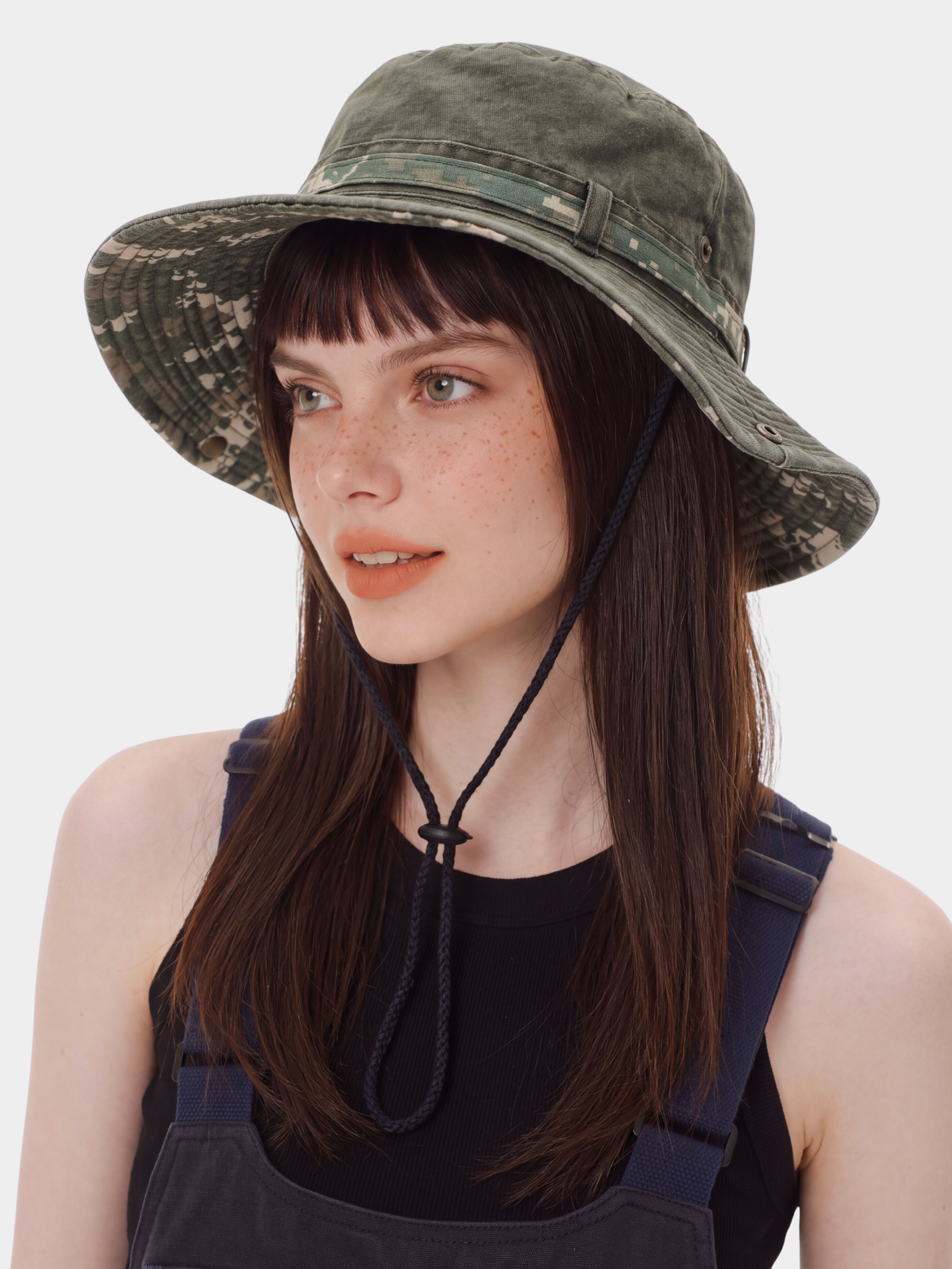 FadeCam - UPF50+ Protection Washed Camouflage Sun Bucket Hat