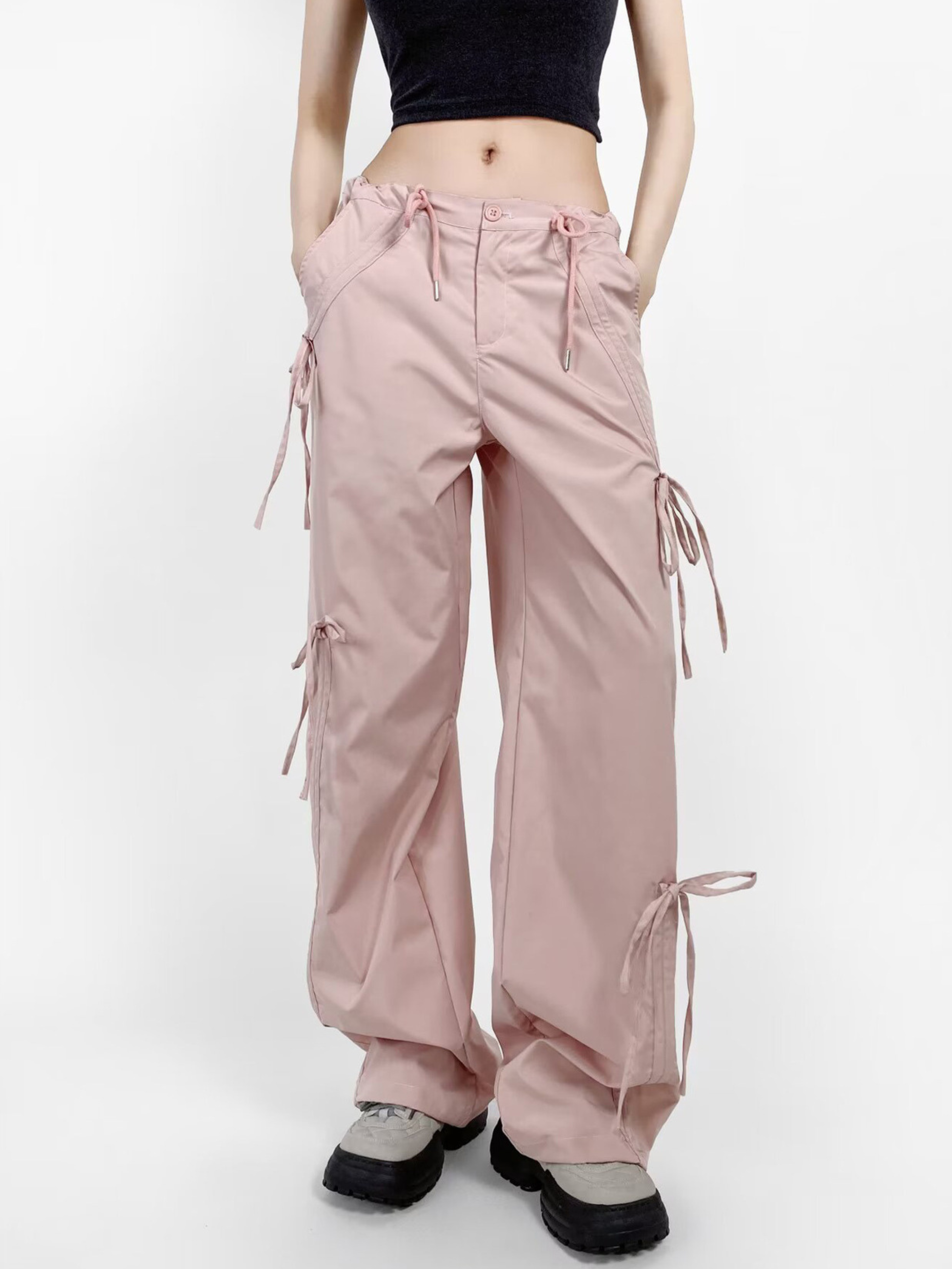 WolfBoard - Women's Bow-Tie Drawstring Quick-Dry Cargo Pants