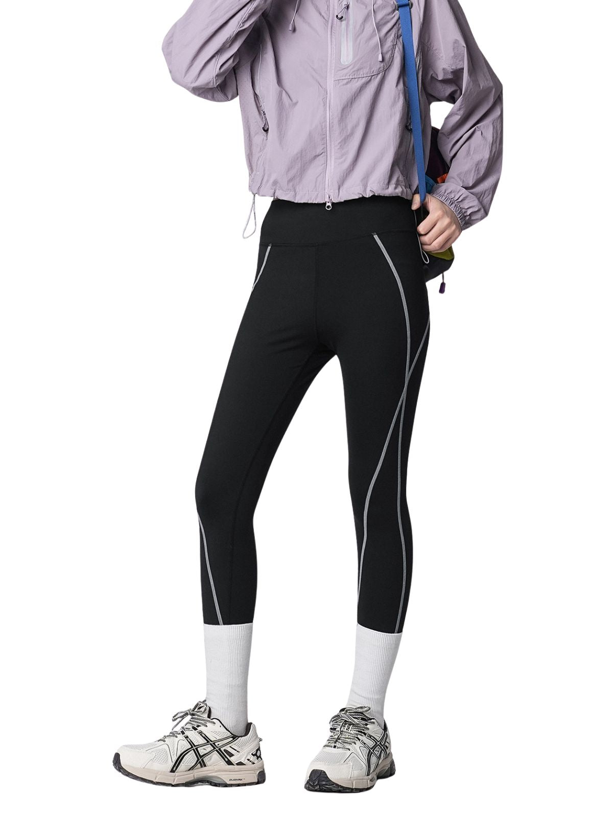 Valleytrek - Women's High-Waisted Stretch Sculpting Shark Leggings