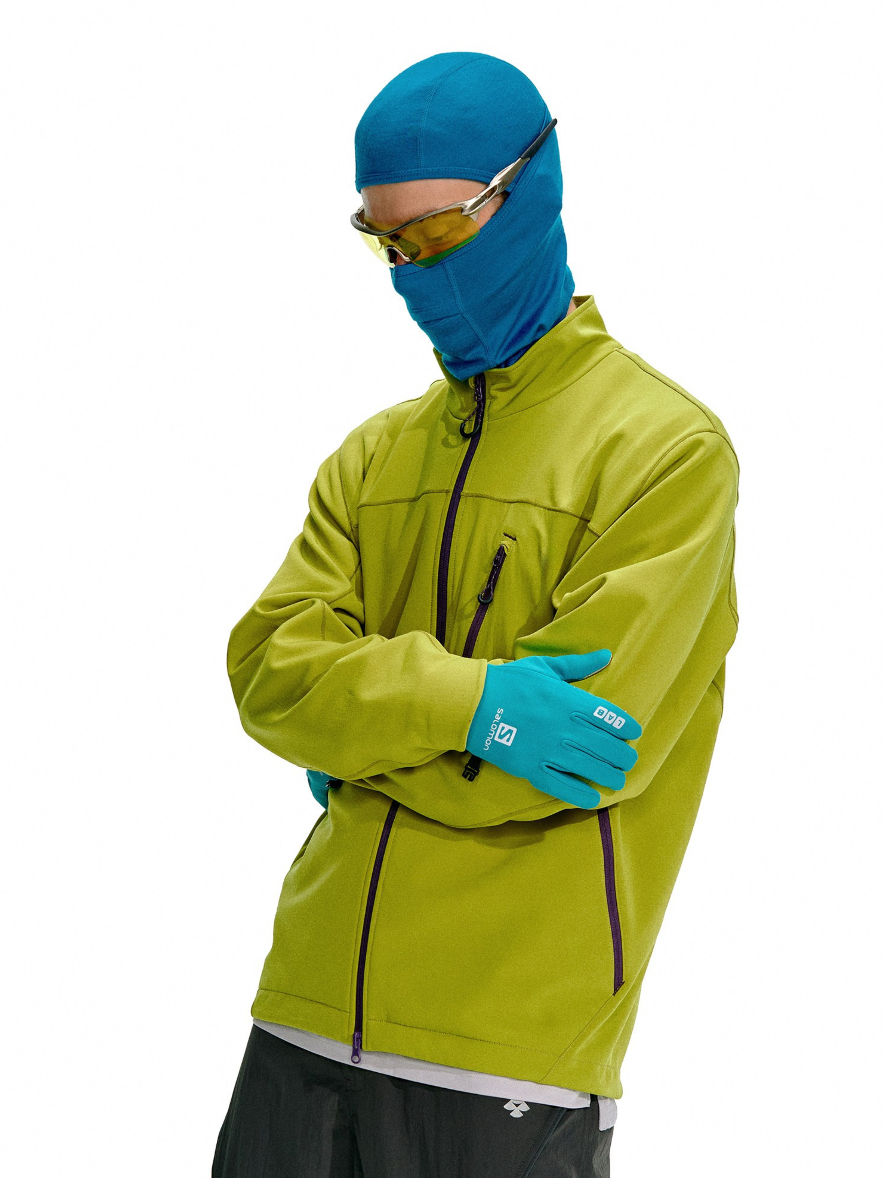 Driftcore - Unisex Colorblock Zip-Up Stand Collar Jacket