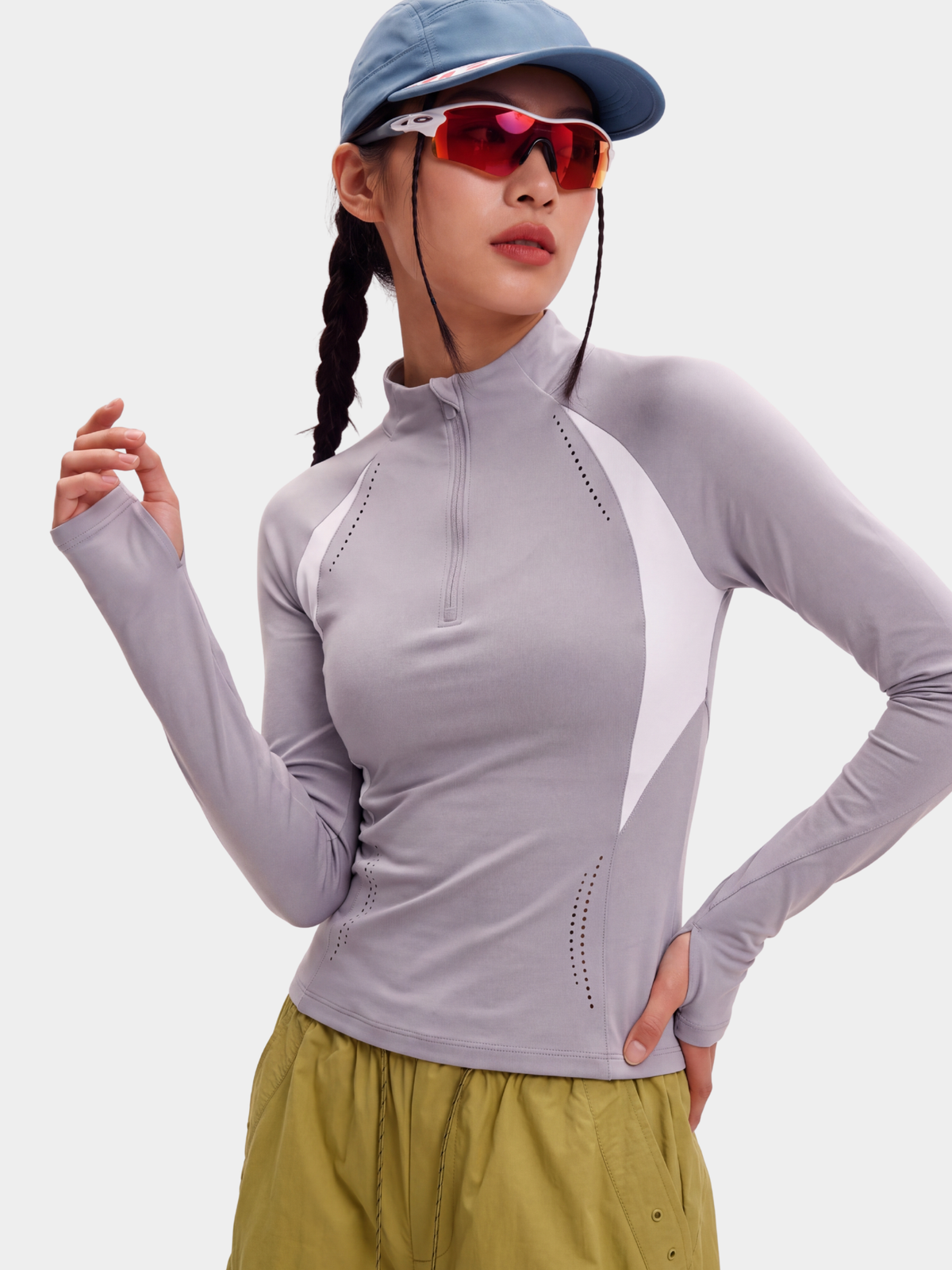 FlexTrail - Women's Moisture-Wicking Breathable Quick-Dry Long-Sleeve T-Shirt