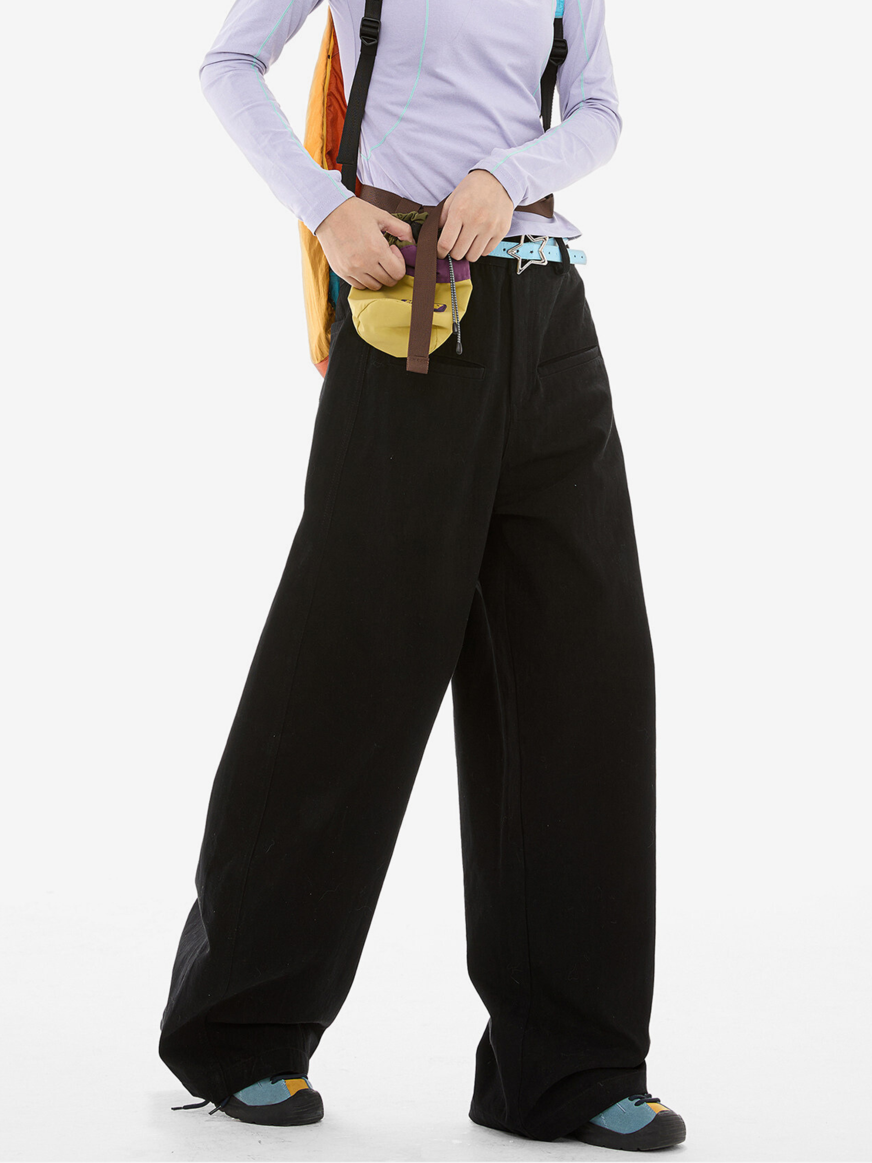 Longtrail - Women's Cotton Wide-Leg Straight Pants