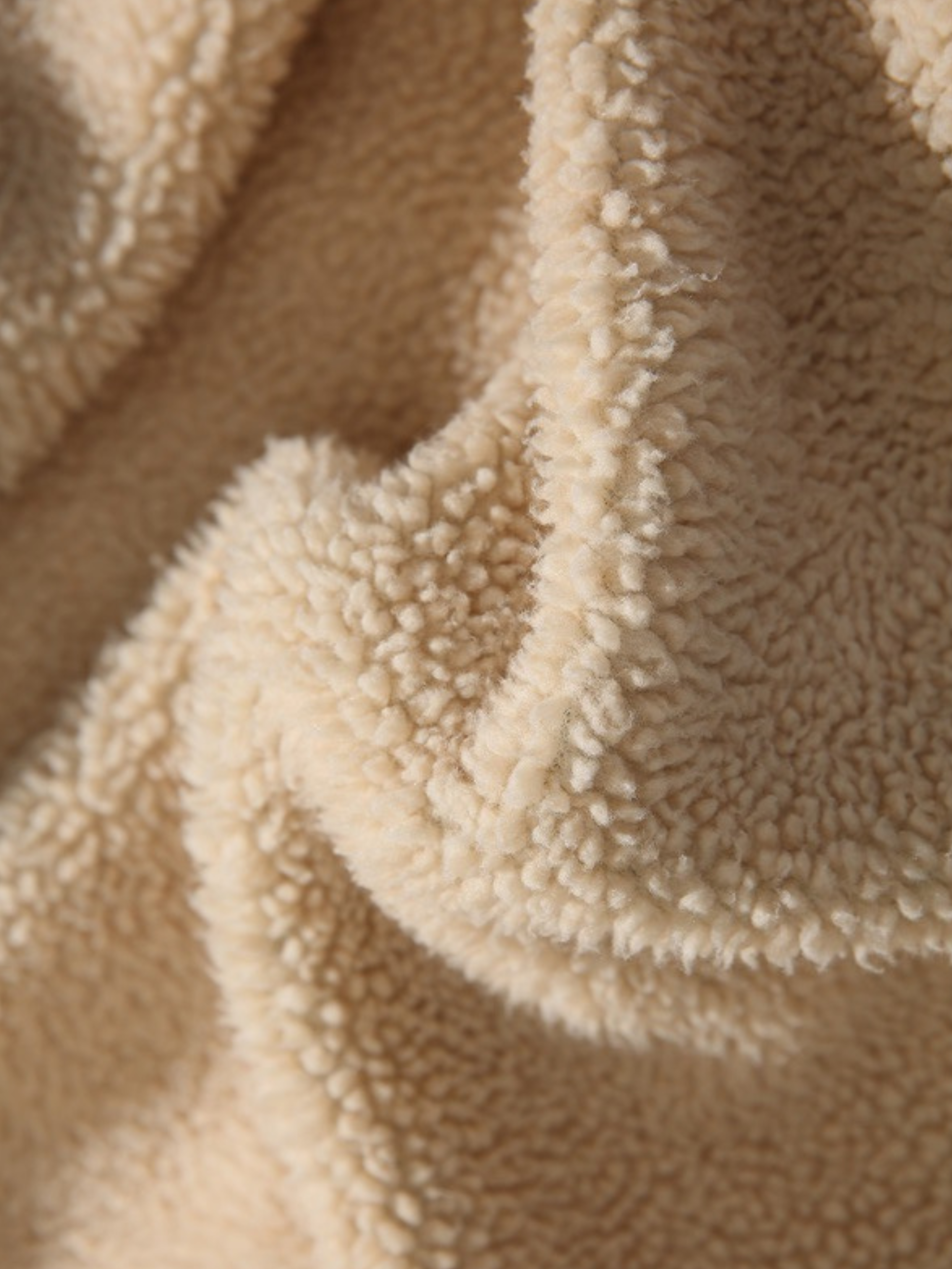 Vespera - Unisex Washed Denim Sherpa Jacket