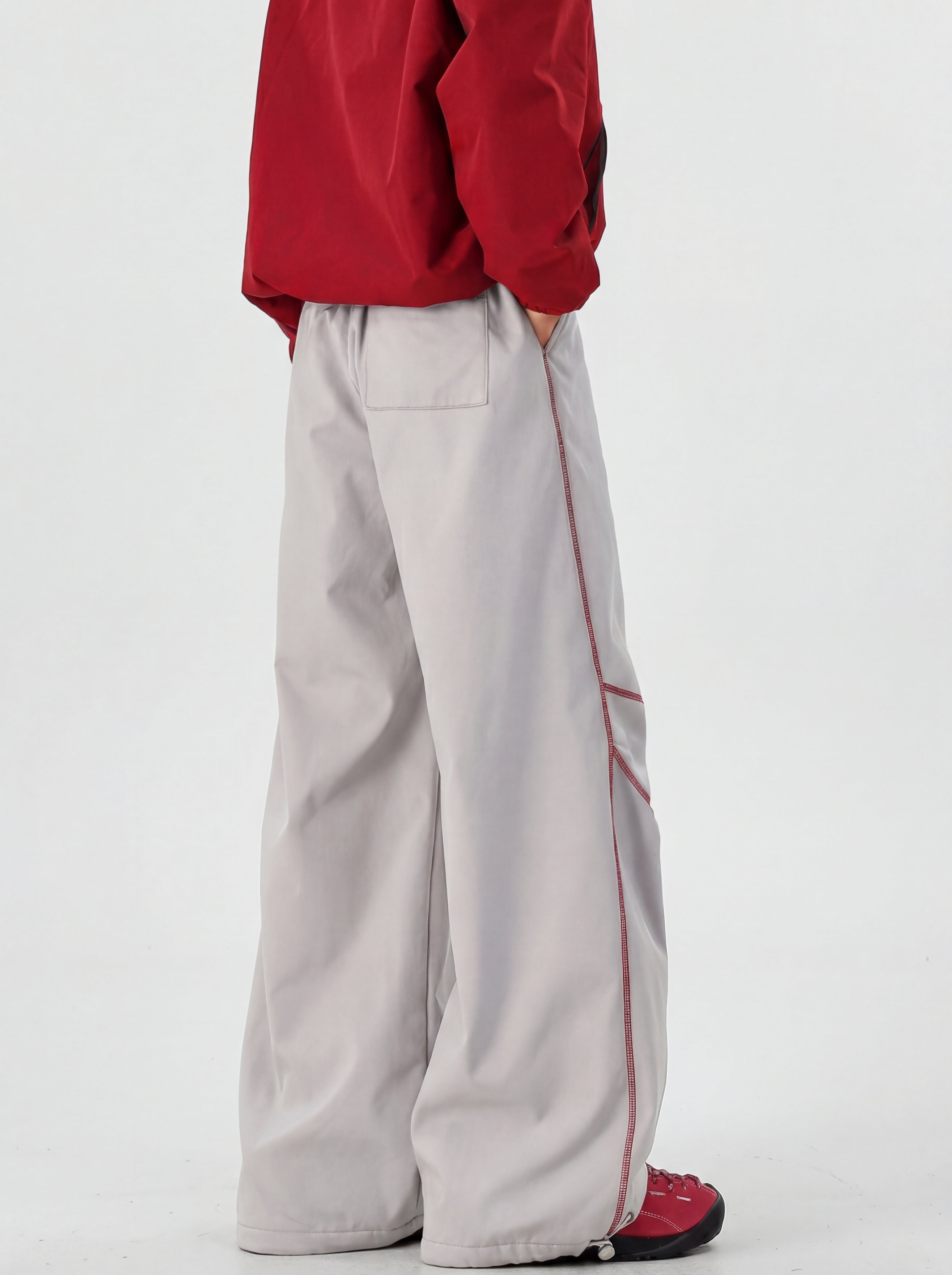 FireCoat - Unisex Contrast-Stitch Water-Repellent Fleece-Lined Pants