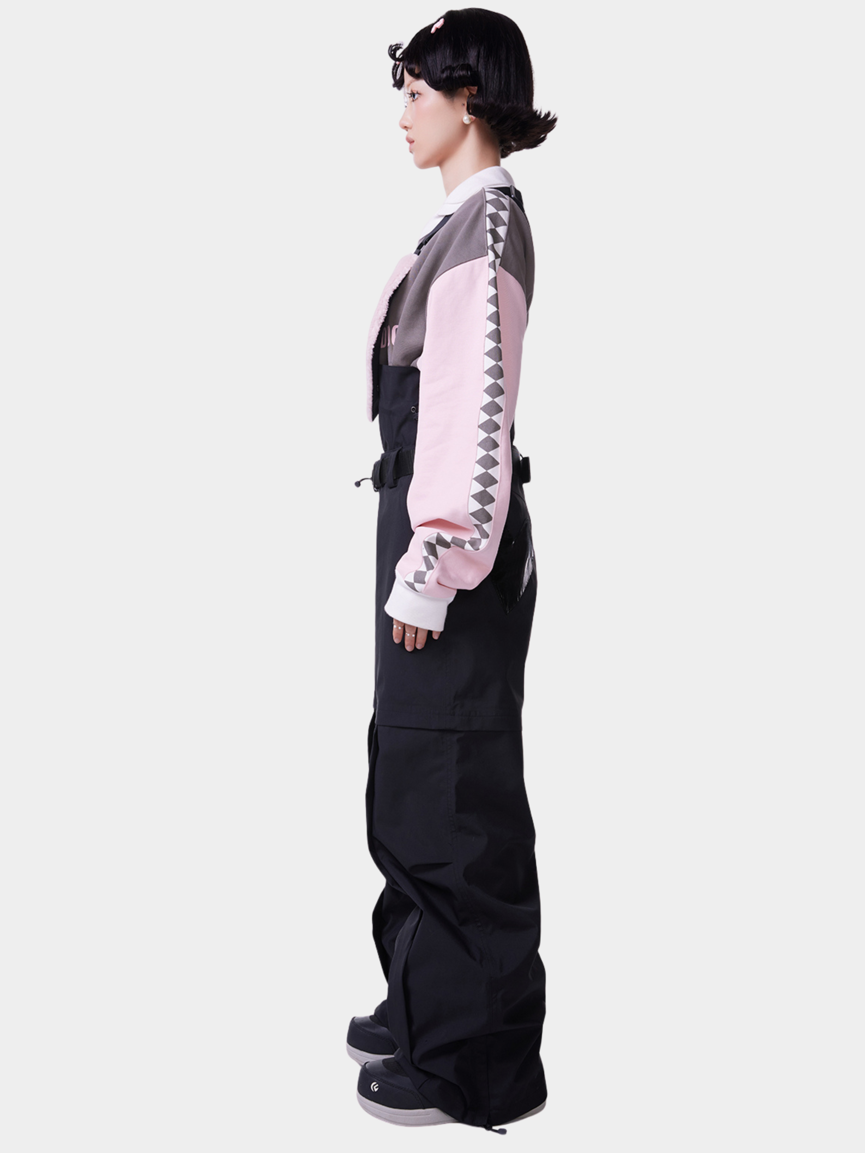 Range - Women's Heart Detail Padded Jacket & Bib Pants Ski Set