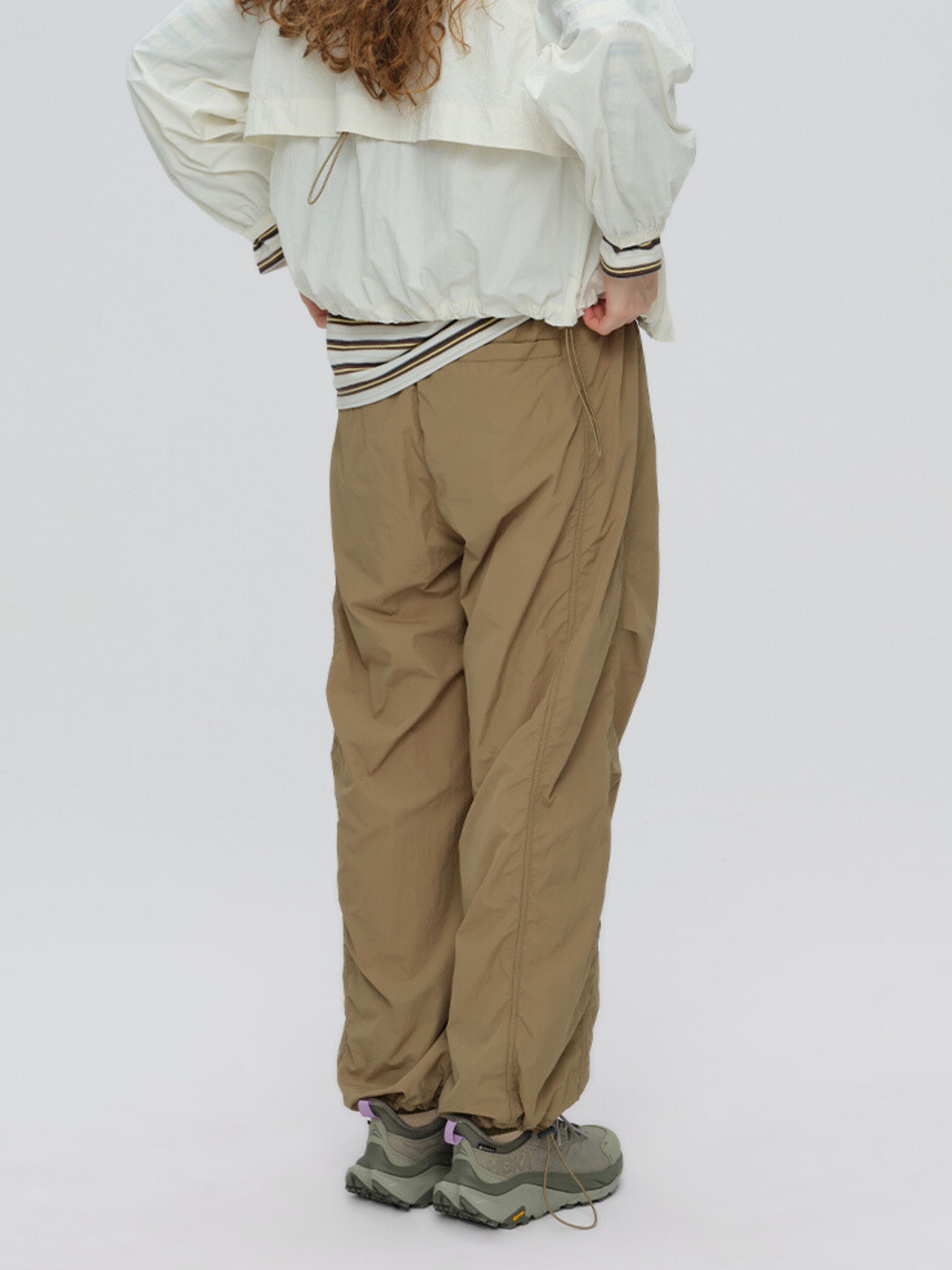 Cavewatch - Women's Water-Repellent Elastic-Waist Nylon Pants