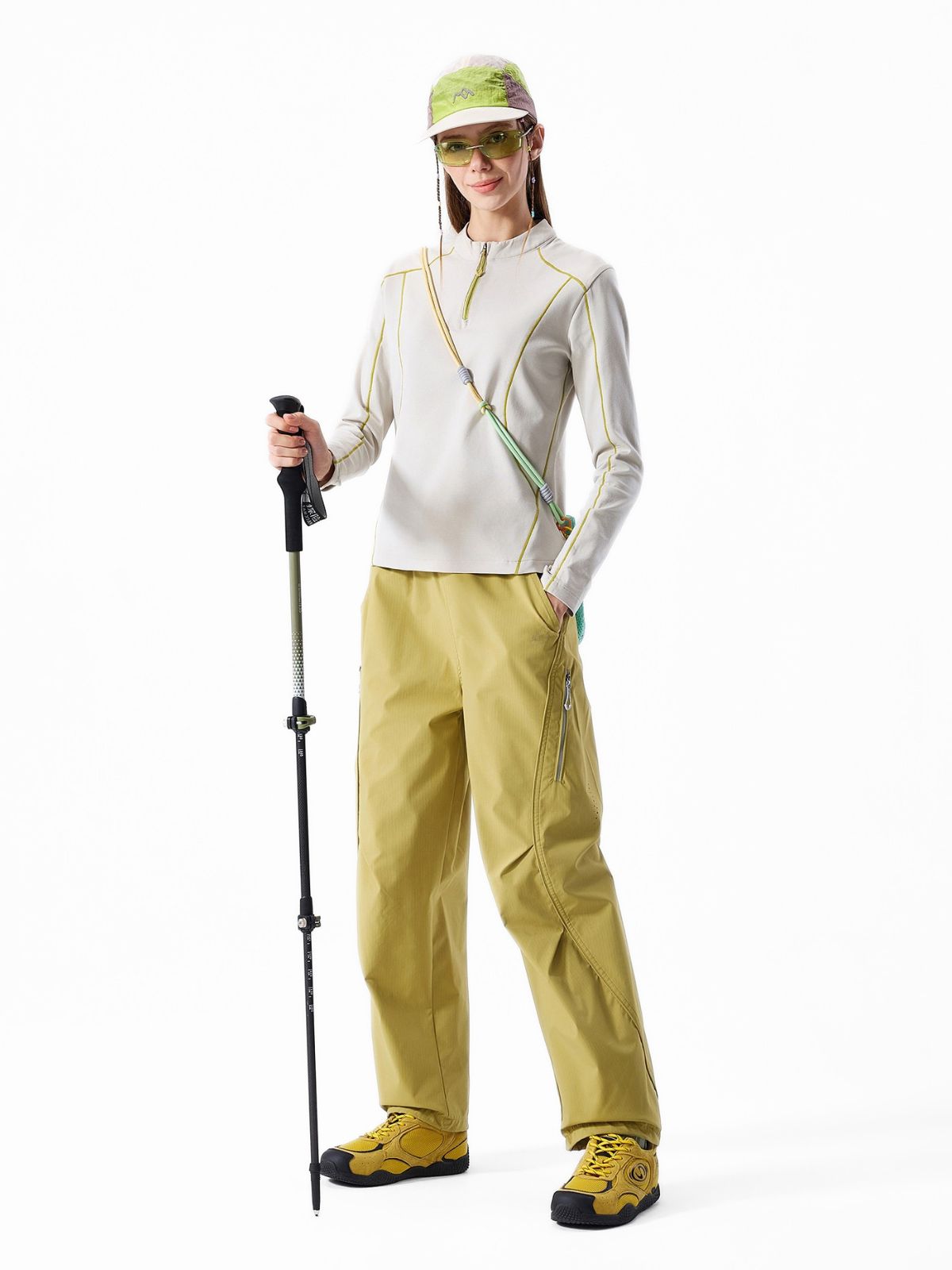 HawkTract - Women's UPF 50+ Antibacterial Quick-Dry Half-Zip T-Shirt