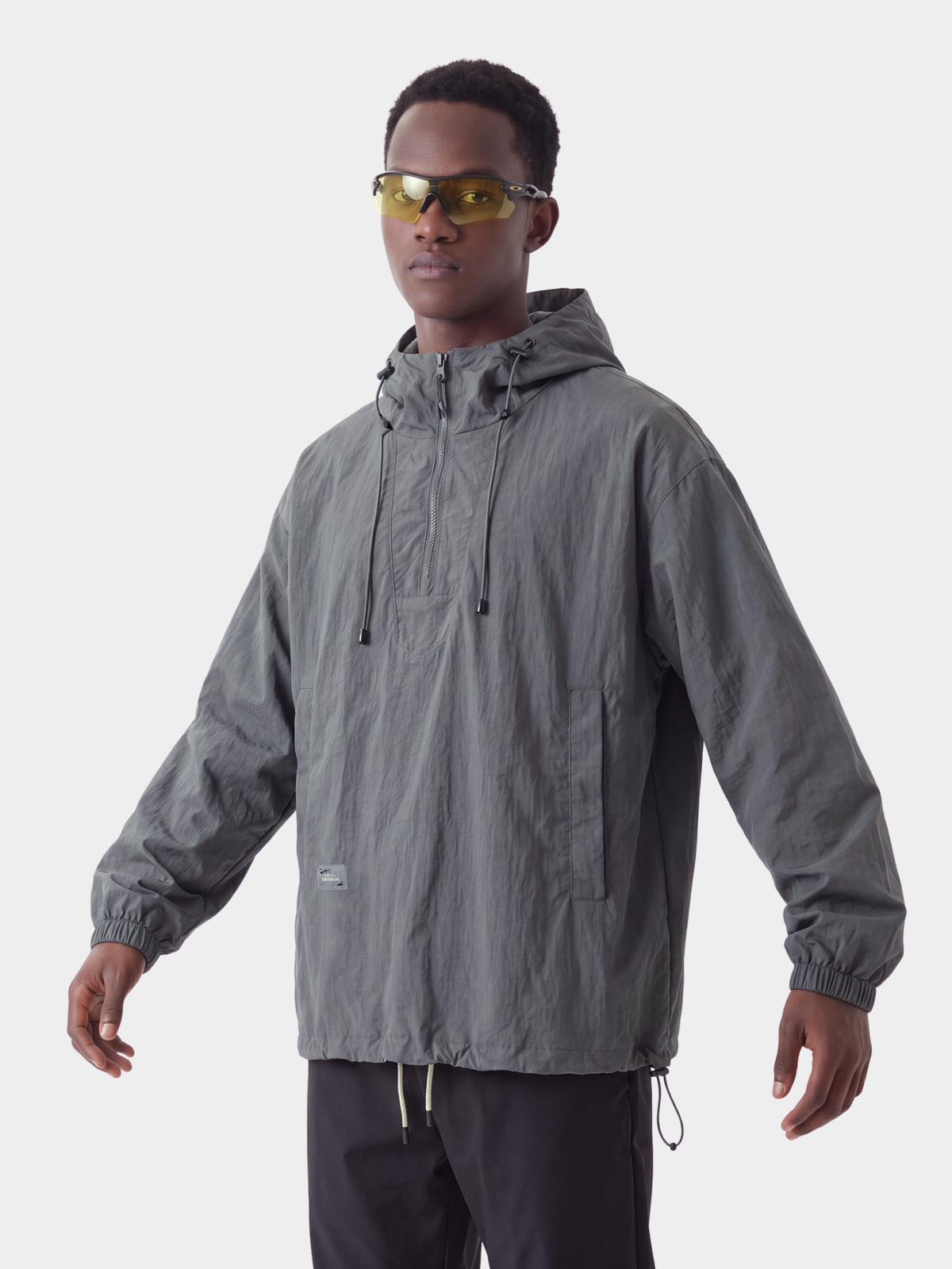 EdgePack - Unisex Half-Zip Water-Repellent Hooded Jacket