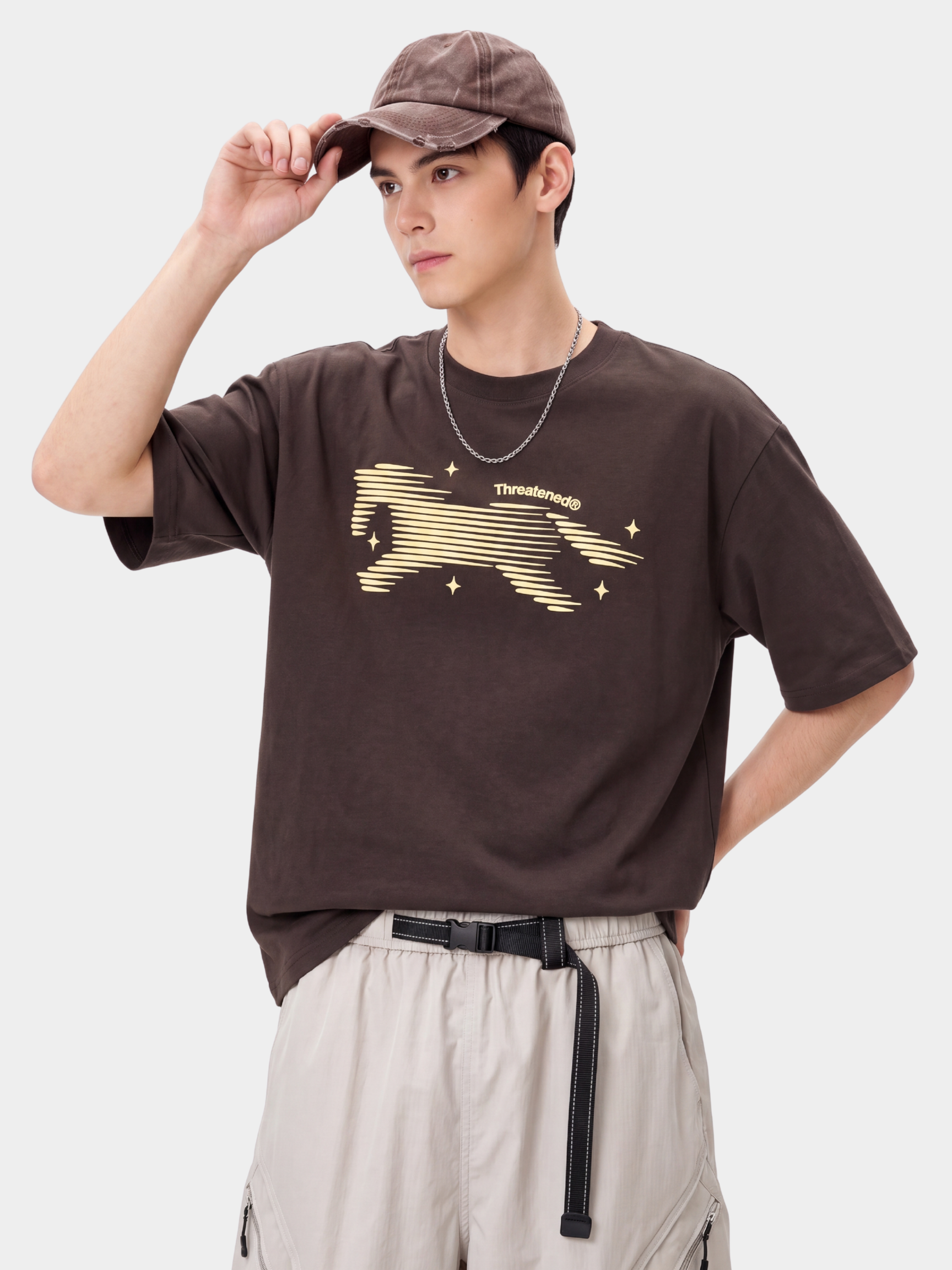 GallopTee - Unisex Graphic Print Relaxed Fit Short Sleeve T-Shirt