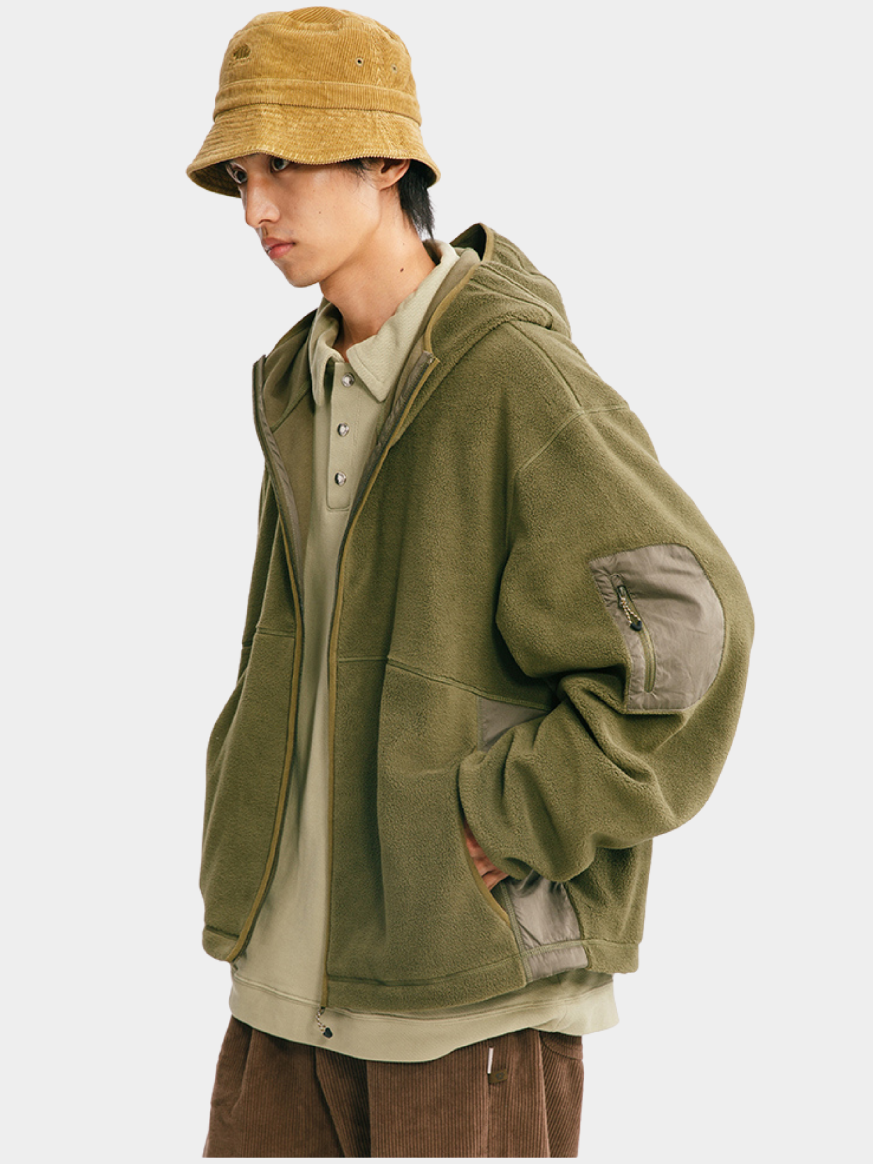 BearBoard - Unisex Warm Fleece Hooded Jacket