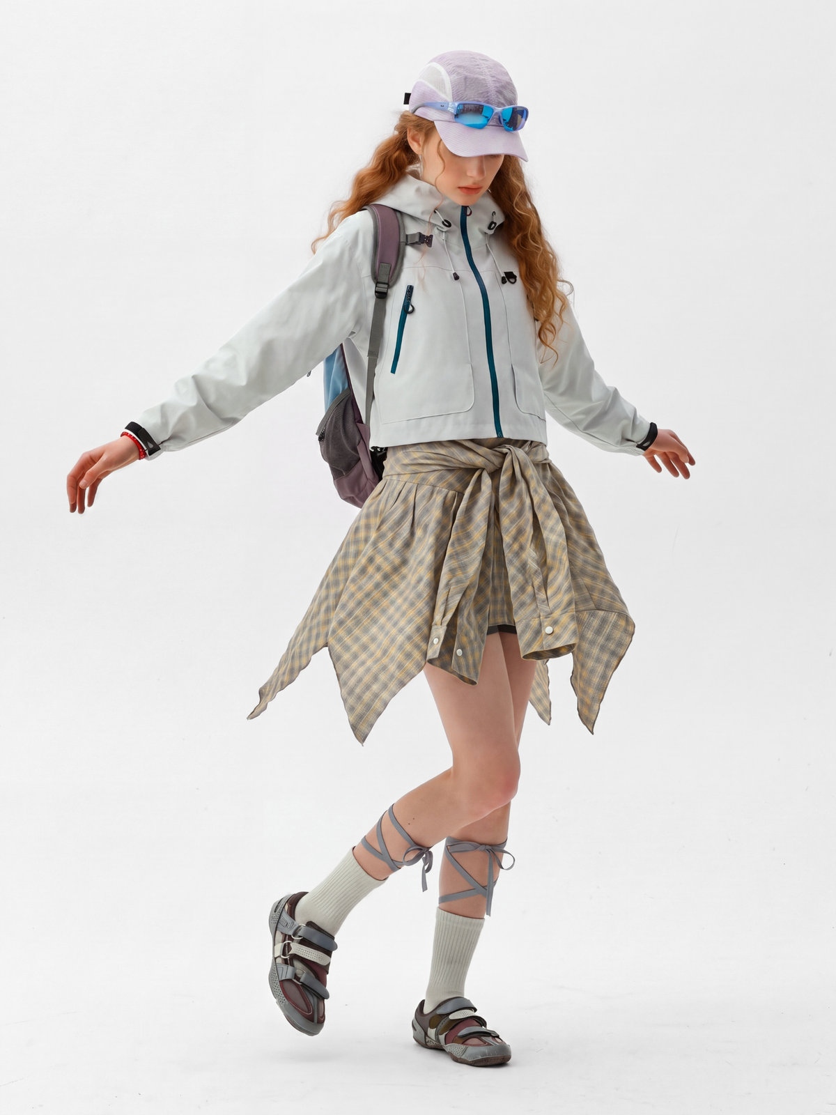 Castgear - Women's Water-Repellent Breathable Cropped Jacket