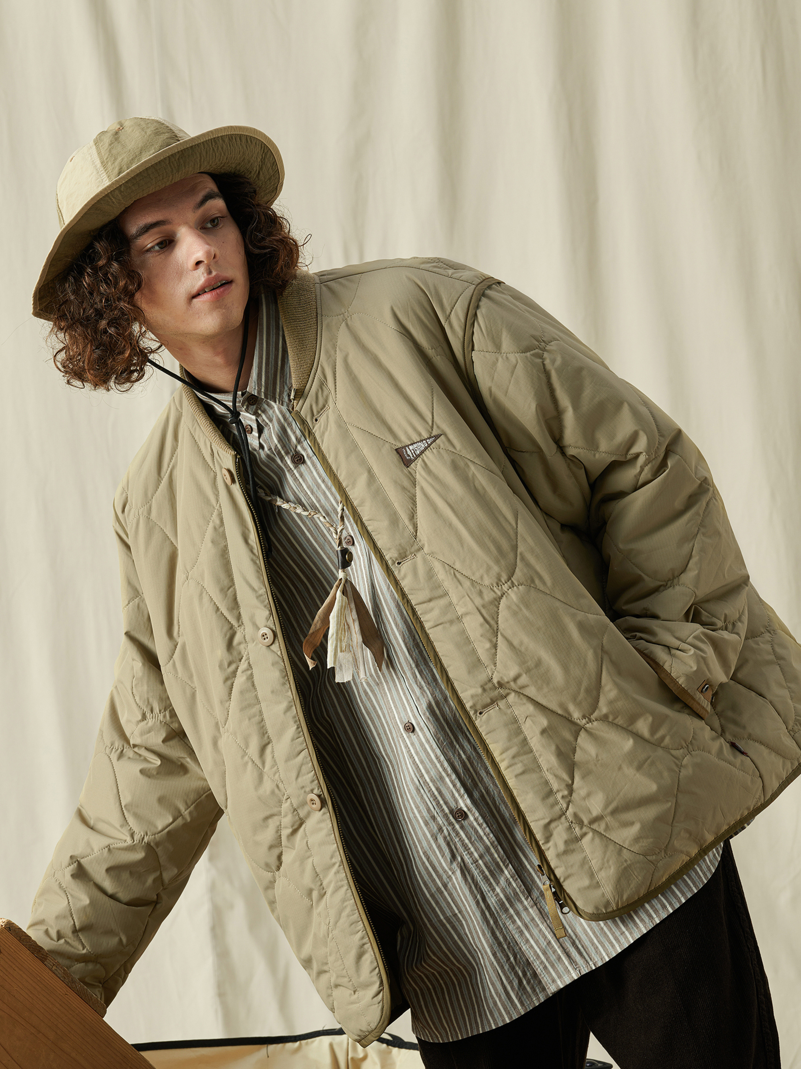 Stormtrail - Unisex Loose-Fit Quilted Cotton Jacket