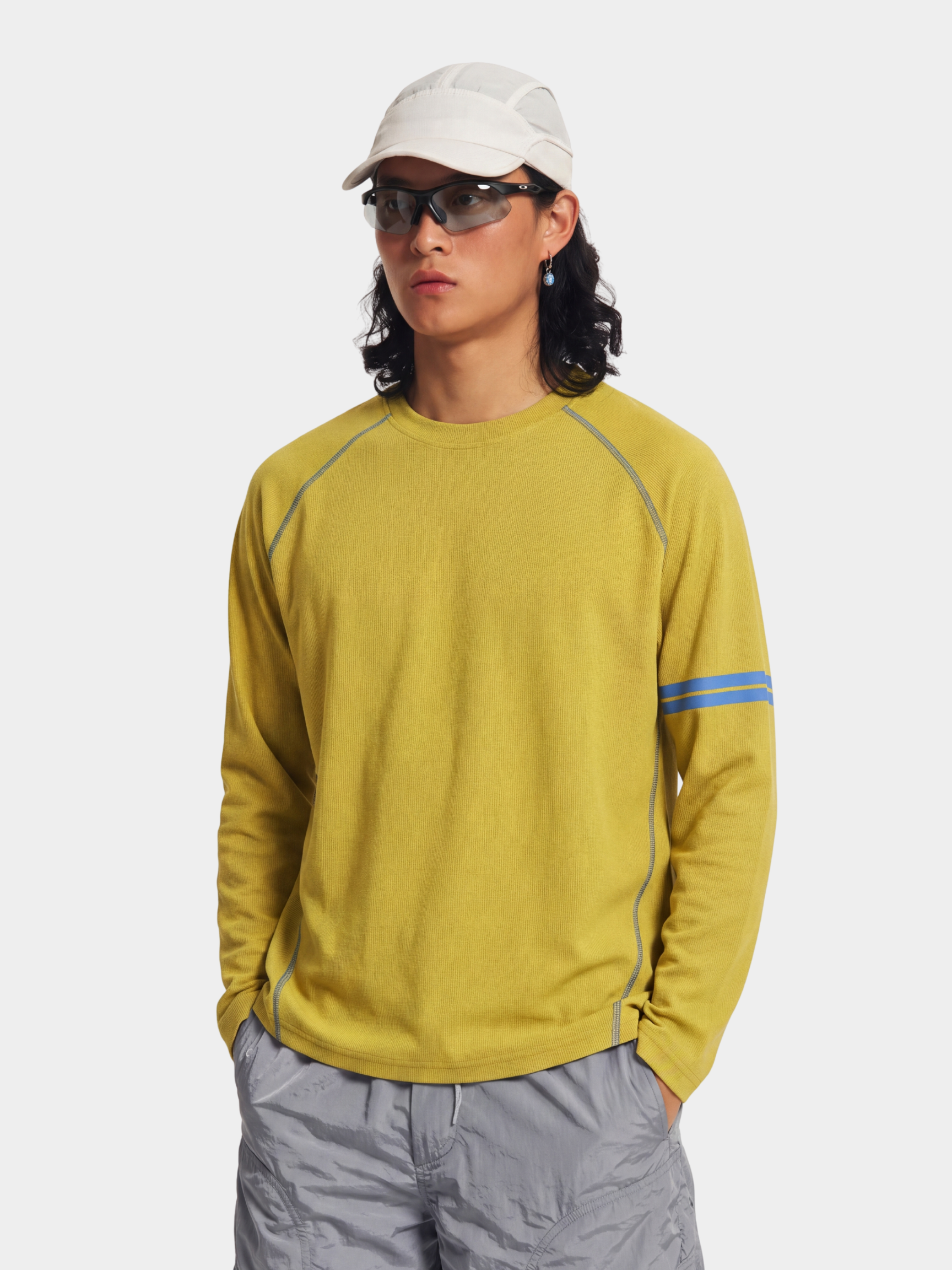 QuietMove - Unisex Crew Neck Long Sleeve Athletic T-Shirt