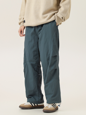 EagleTop - Unisex Padded Wide-Leg Paratrooper Pants with Brushed Lining GONGGAR SPORTS