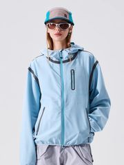 GorgePoint - Unisex Reflective Taped Water-Repellent Hard Shell Jacket