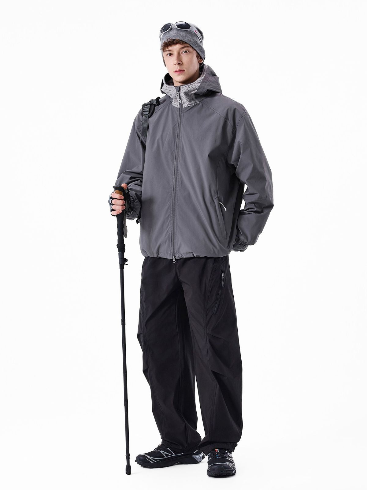 EchoWall - Water-Repellent Wind-Resistant Color-Block Paratrooper Pants