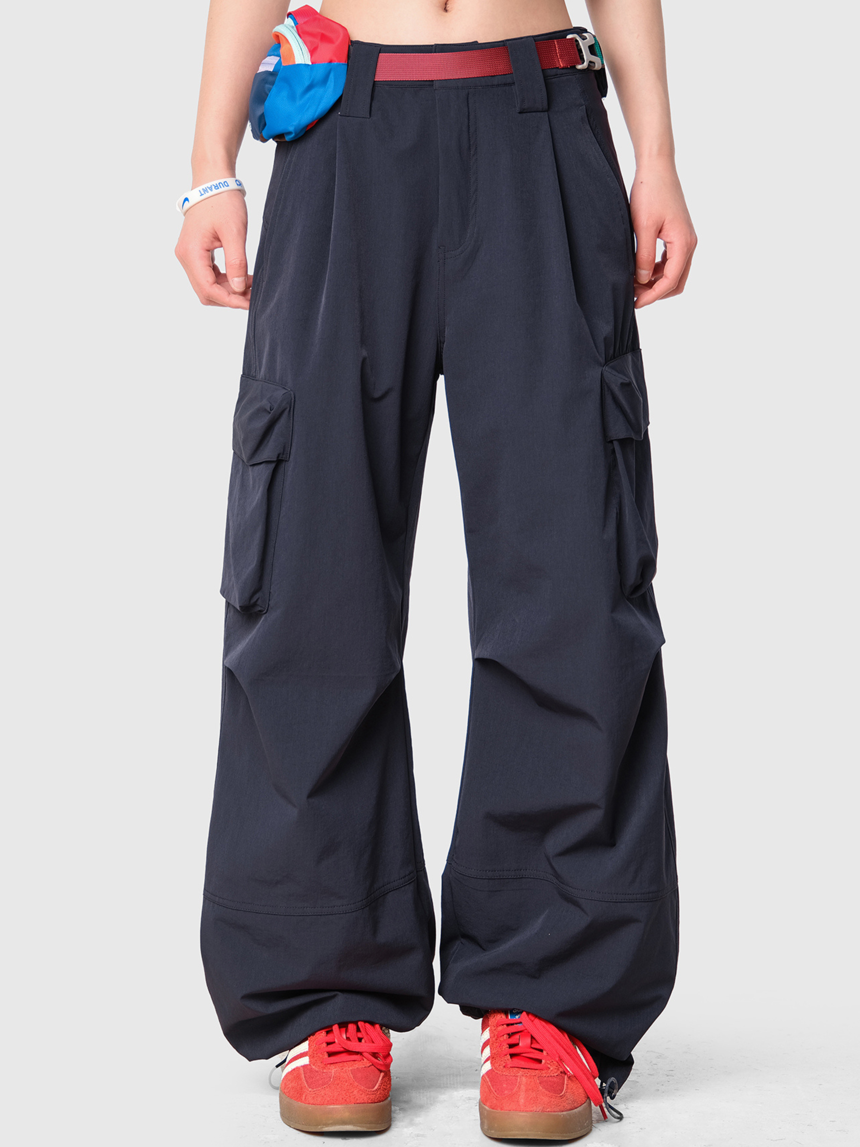 FrostTrail - Women's Large Pocket Utility Paratrooper Cargo Pants