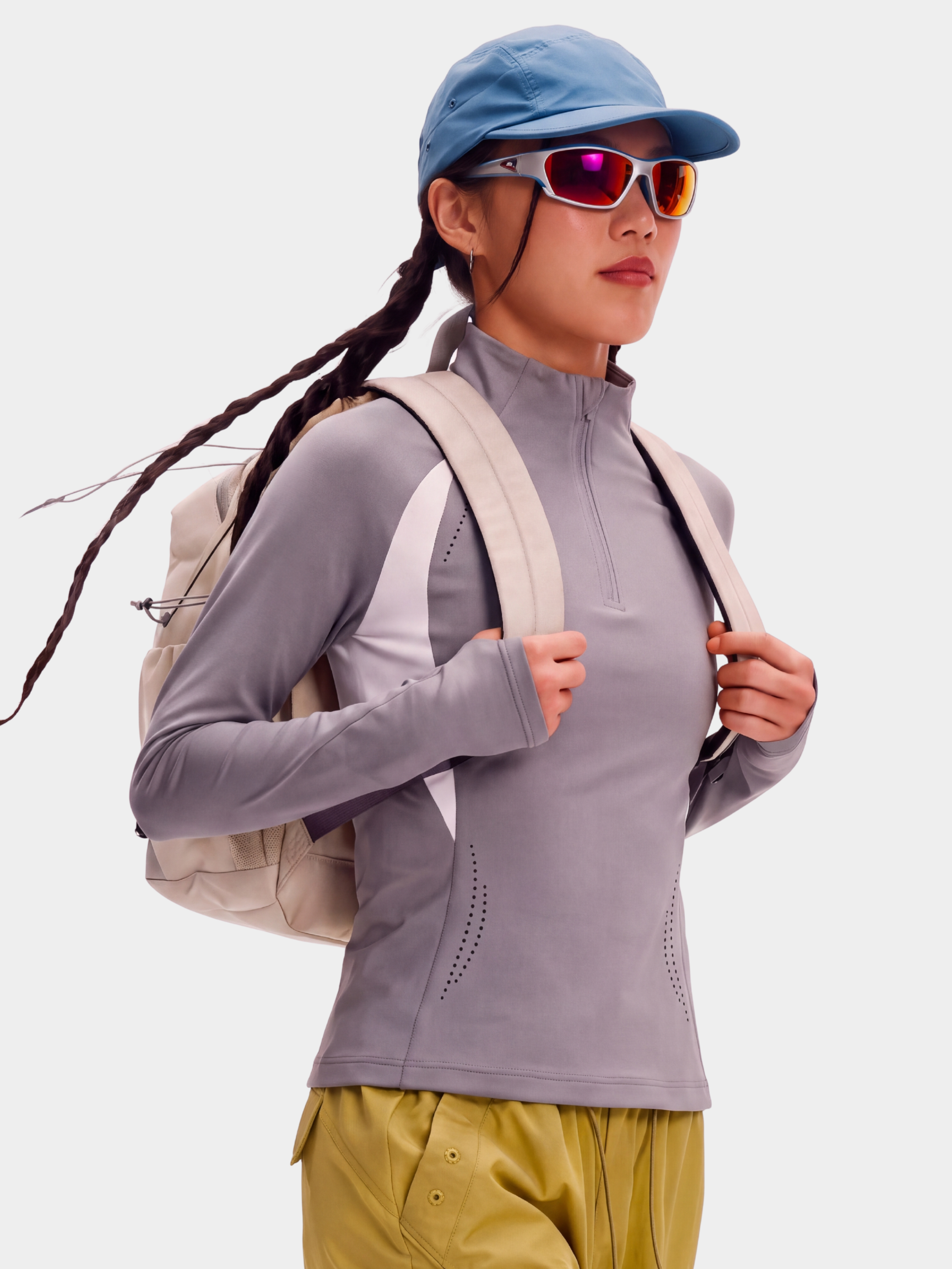 FlexTrail - Women's Moisture-Wicking Breathable Quick-Dry Long-Sleeve T-Shirt