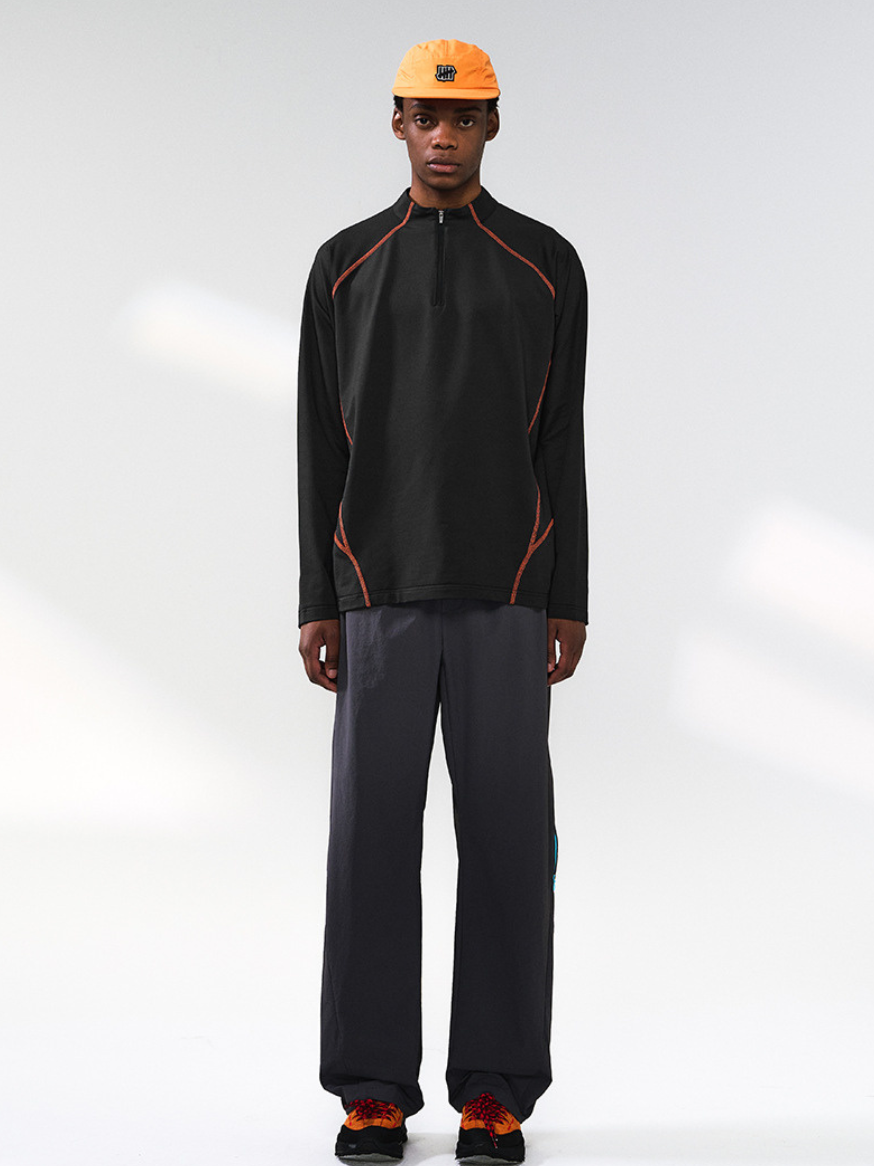 HeatCoat - Men's Windproof High-Neck Half-Zip Base Layer