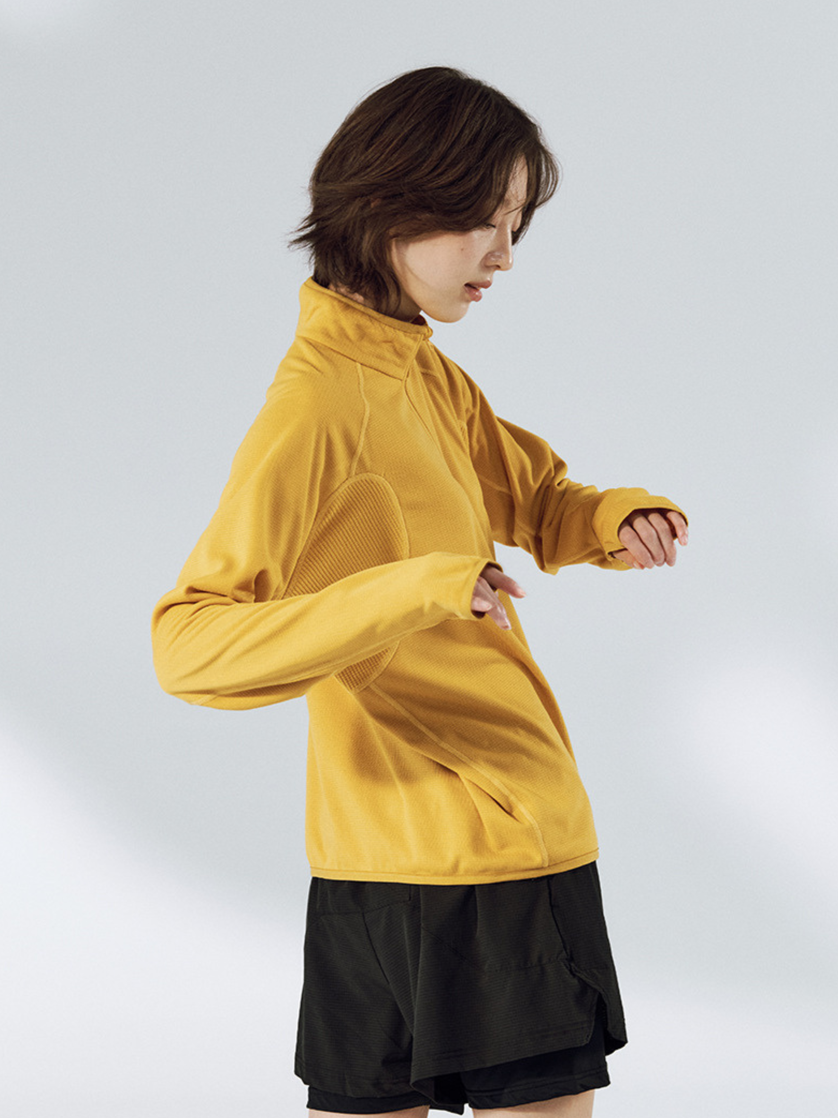 Shadowfern - Lightweight Thermal Half-Zip Sweatshirt