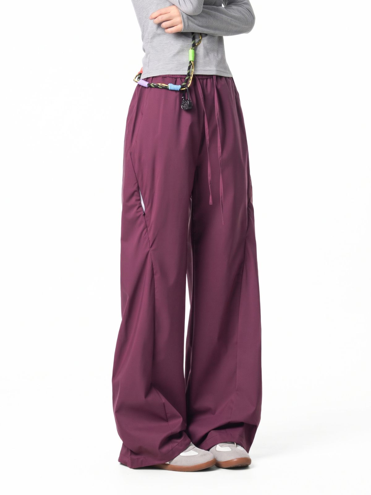 Gusttrek - Geometric Seam Relaxed Straight-Leg Pants