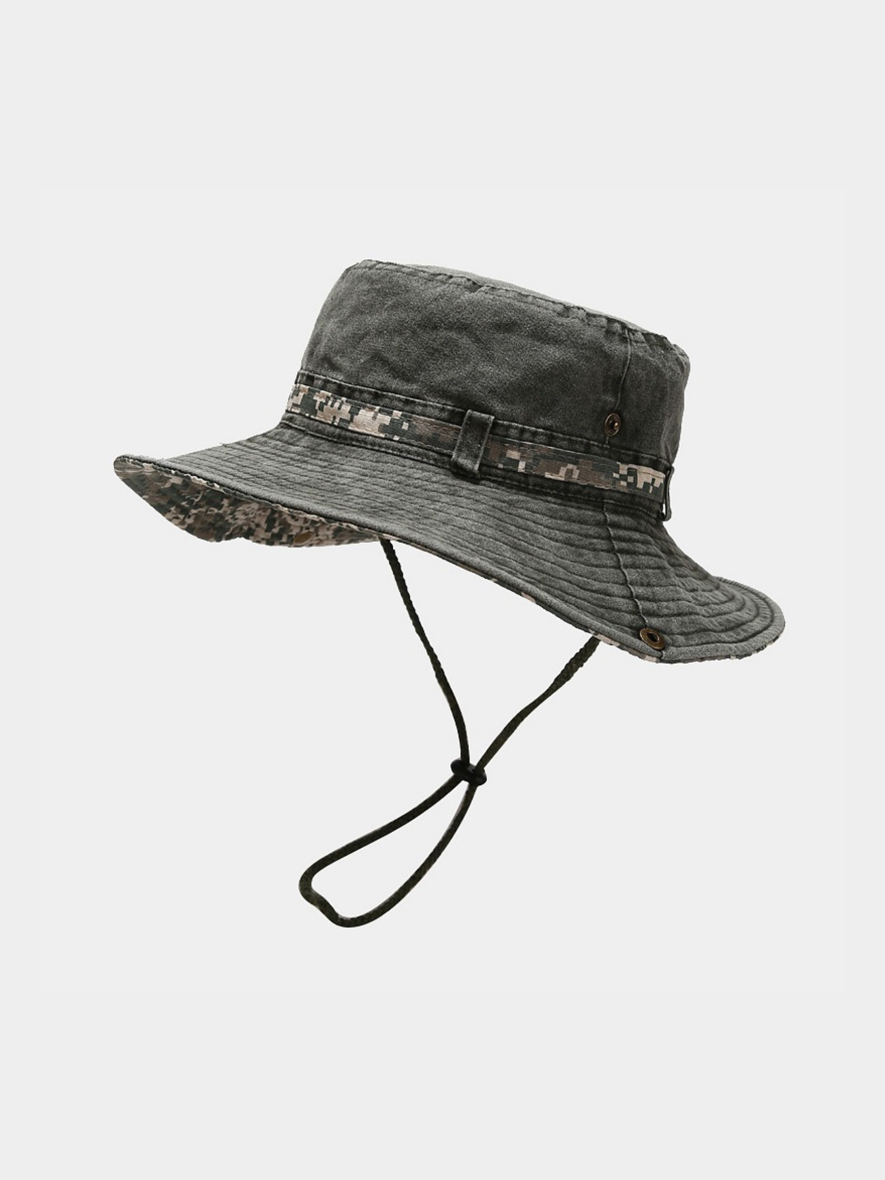 FadeCam - UPF50+ Protection Washed Camouflage Sun Bucket Hat